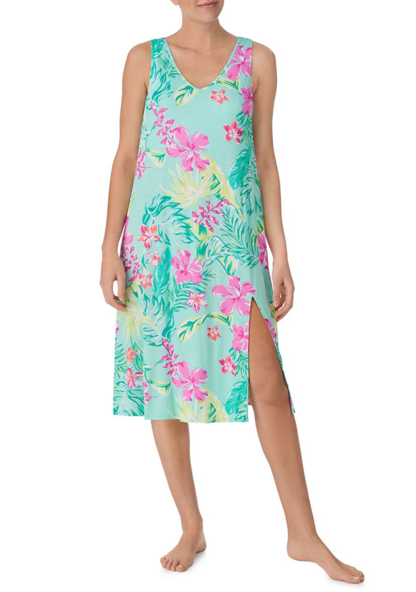 Sleeveless Midi Gown with Soft Bra