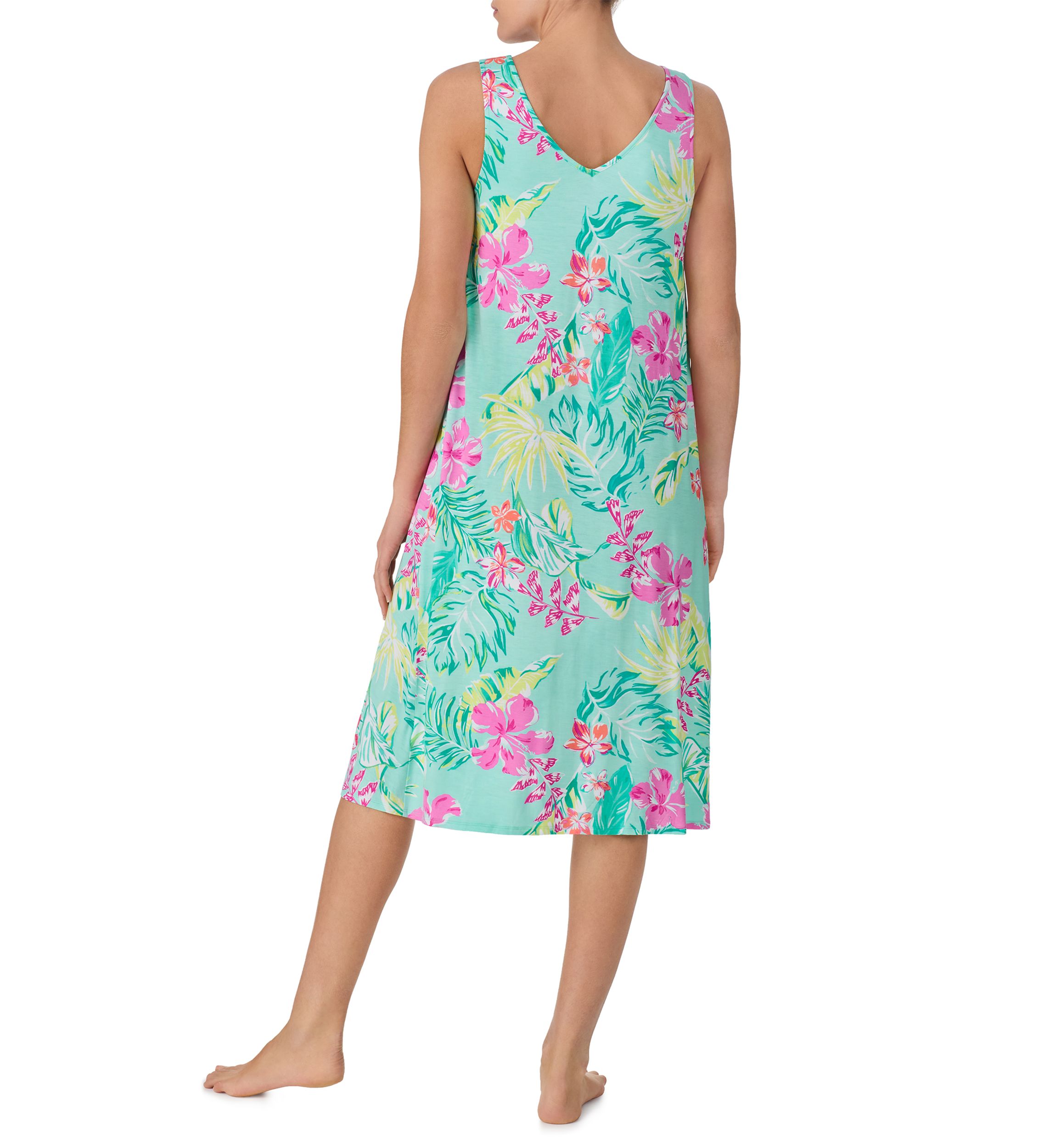 Sleeveless Midi Gown with Soft Bra