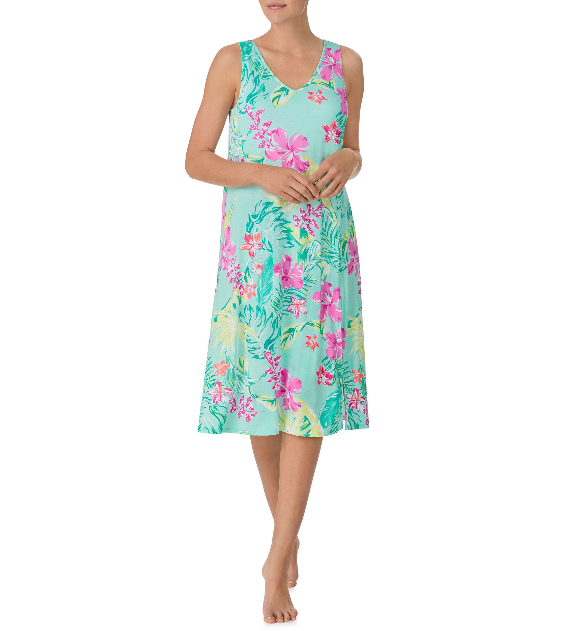 Sleeveless Midi Gown with Soft Bra