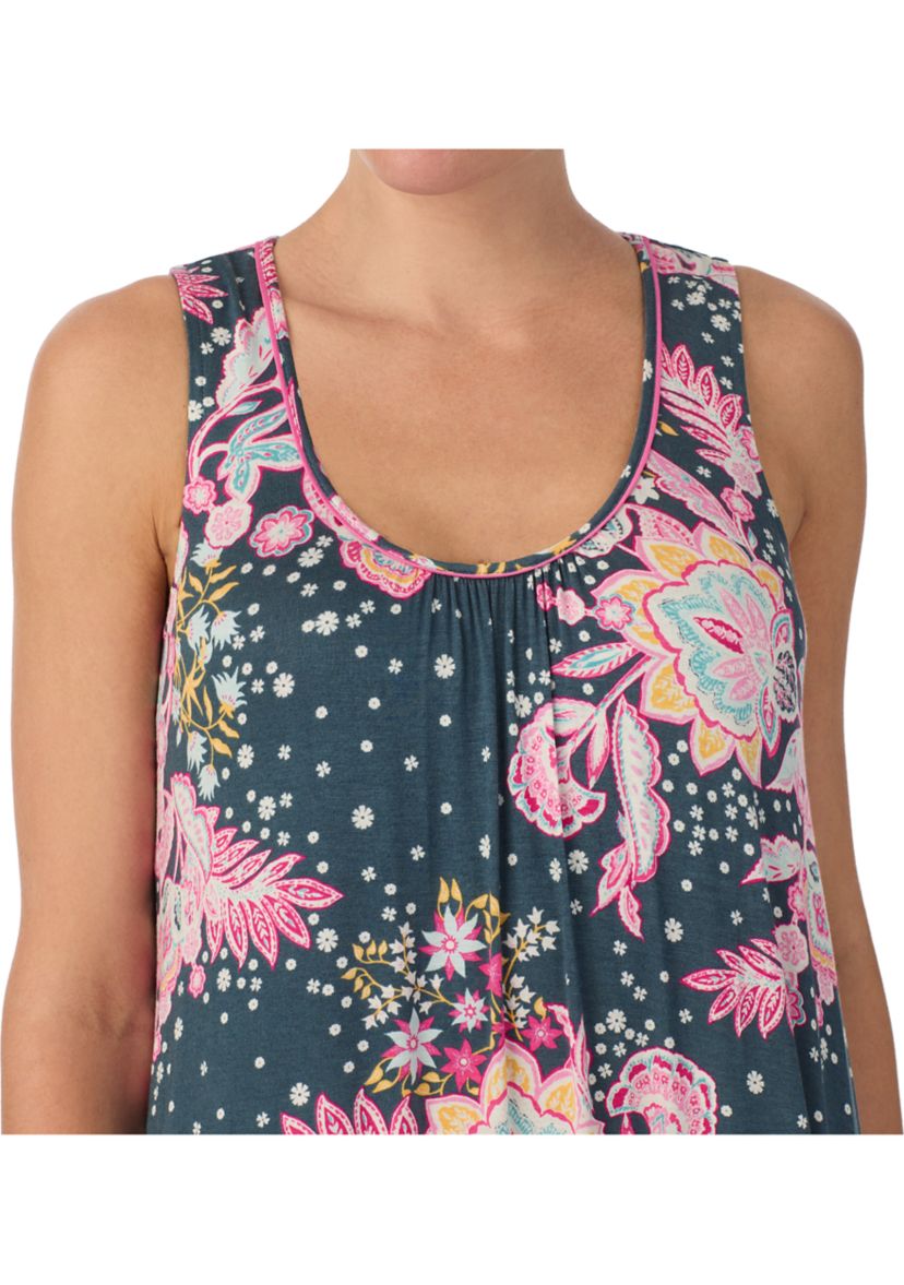 Womens Sleeveless Midi Gown with Soft Bra