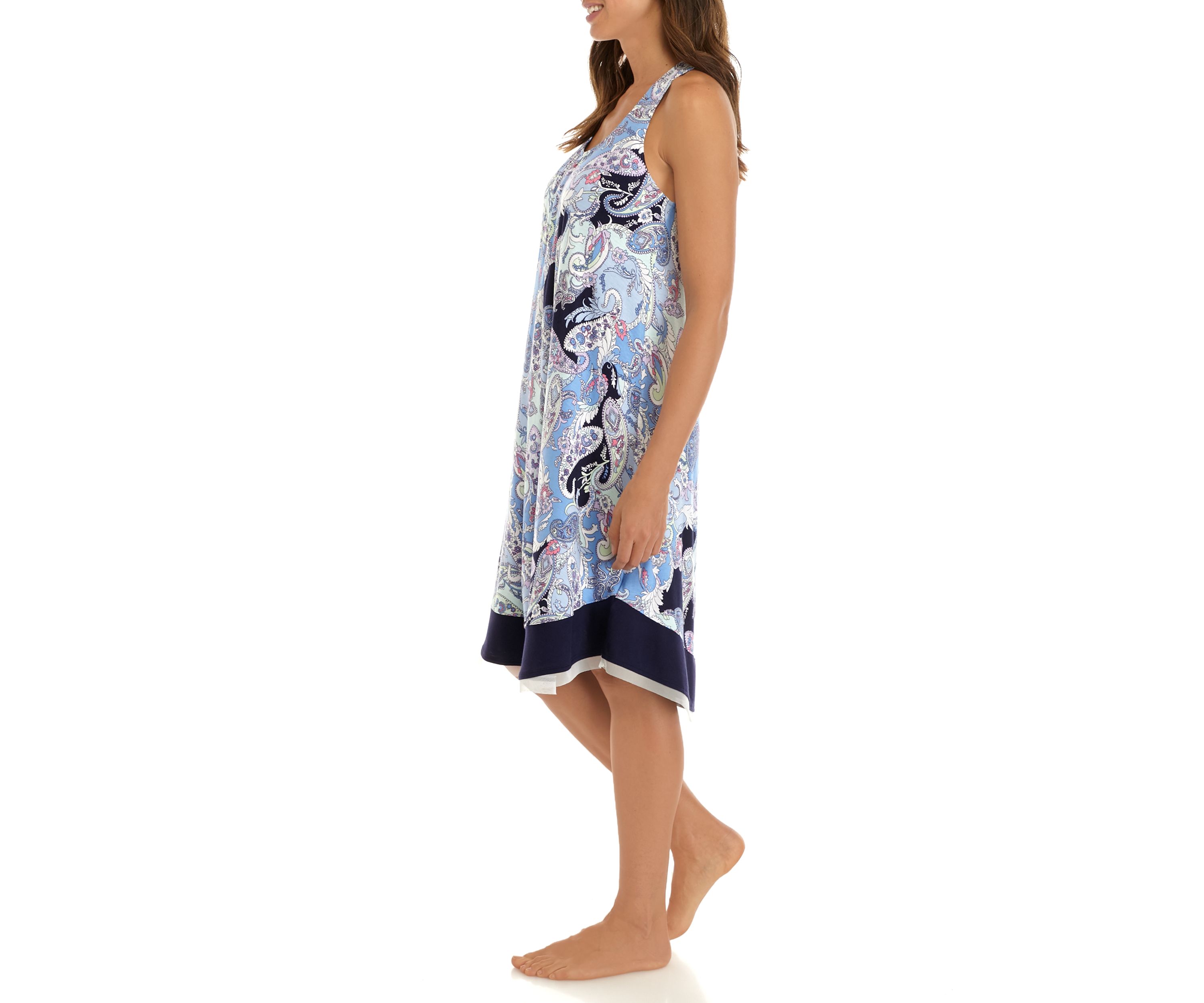 Midi Nightgown with Bra