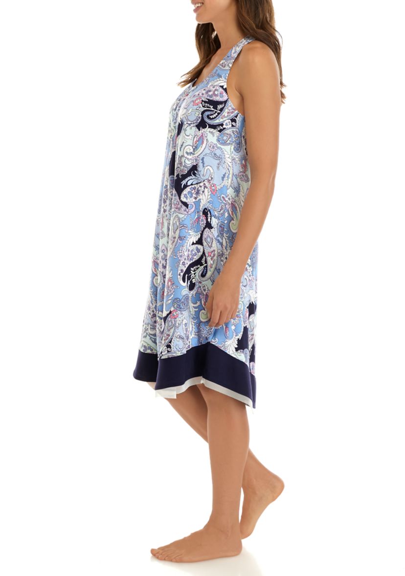 Midi Nightgown with Bra