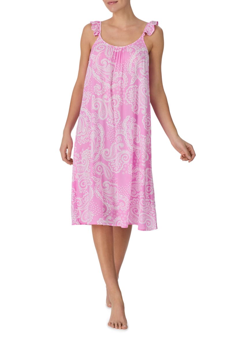 Sleeveless Midi Nightgown 