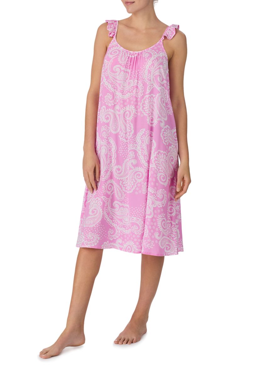 Sleeveless Midi Nightgown 