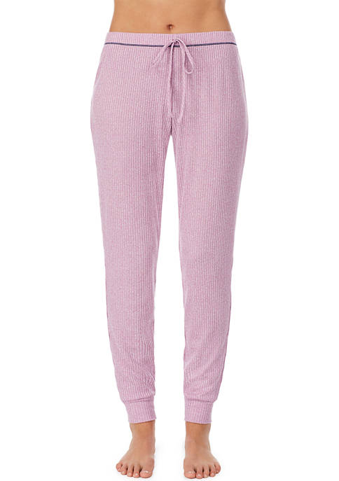 Ellen Tracy Rib Knit Pajama Pants