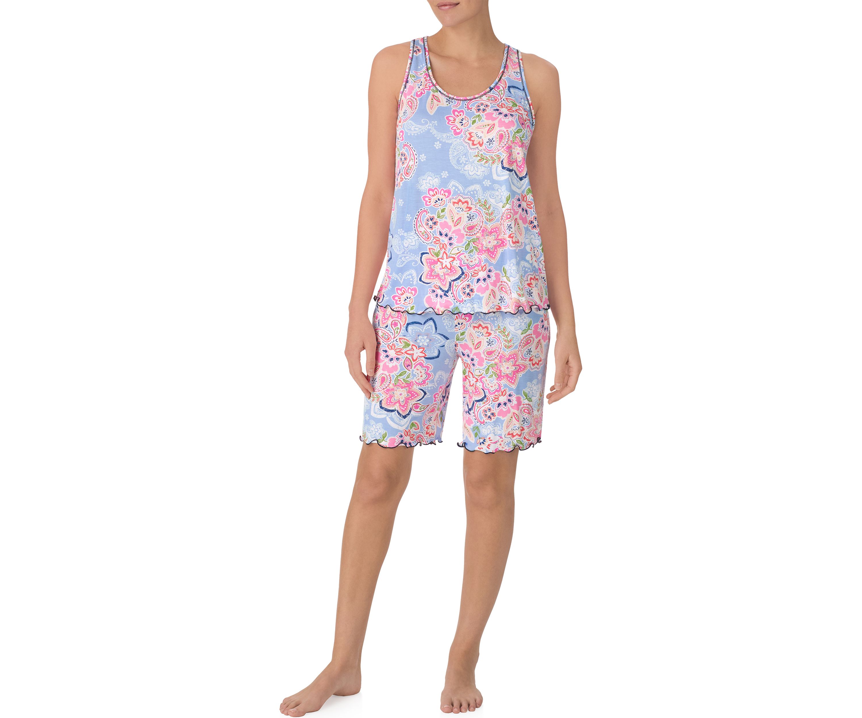 Printed Bermuda Pajama Set
