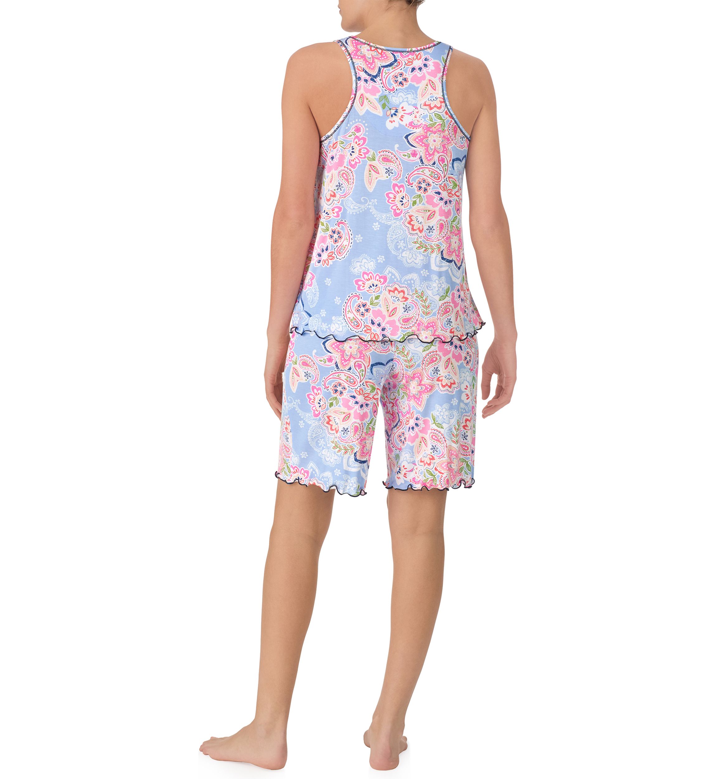 Printed Bermuda Pajama Set