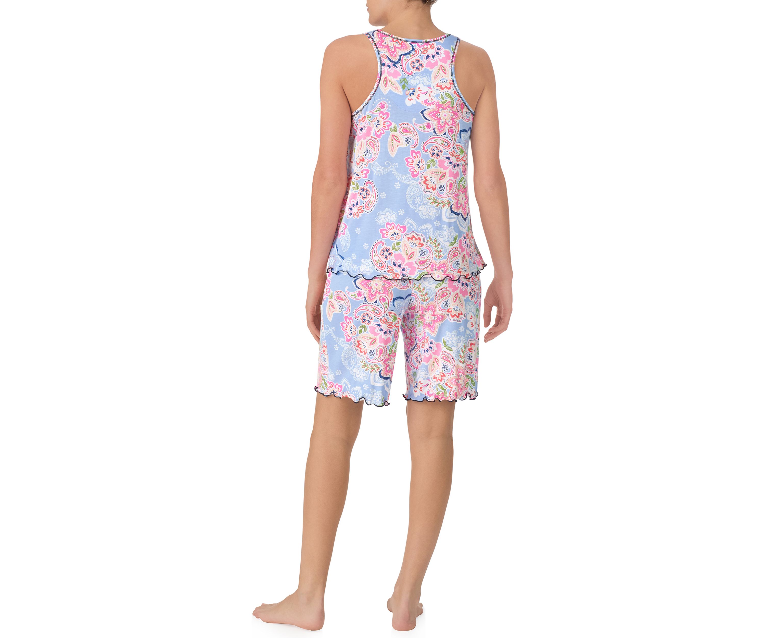 Printed Bermuda Pajama Set