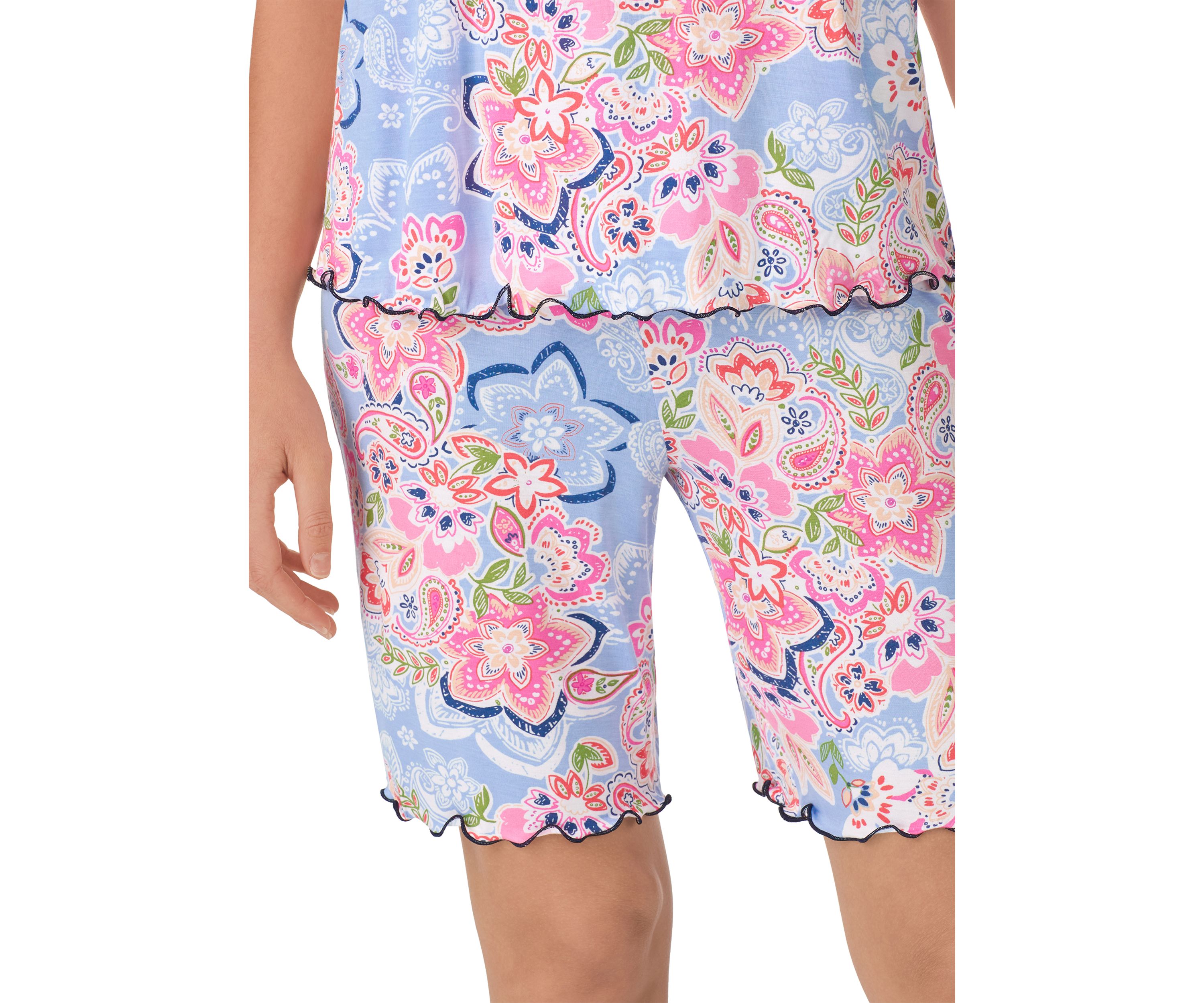 Printed Bermuda Pajama Set