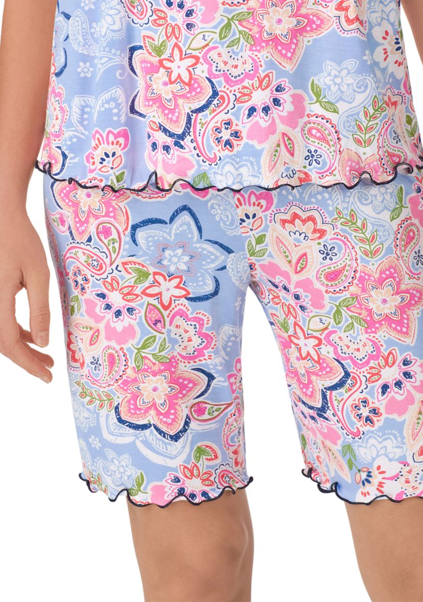 Printed Bermuda Pajama Set