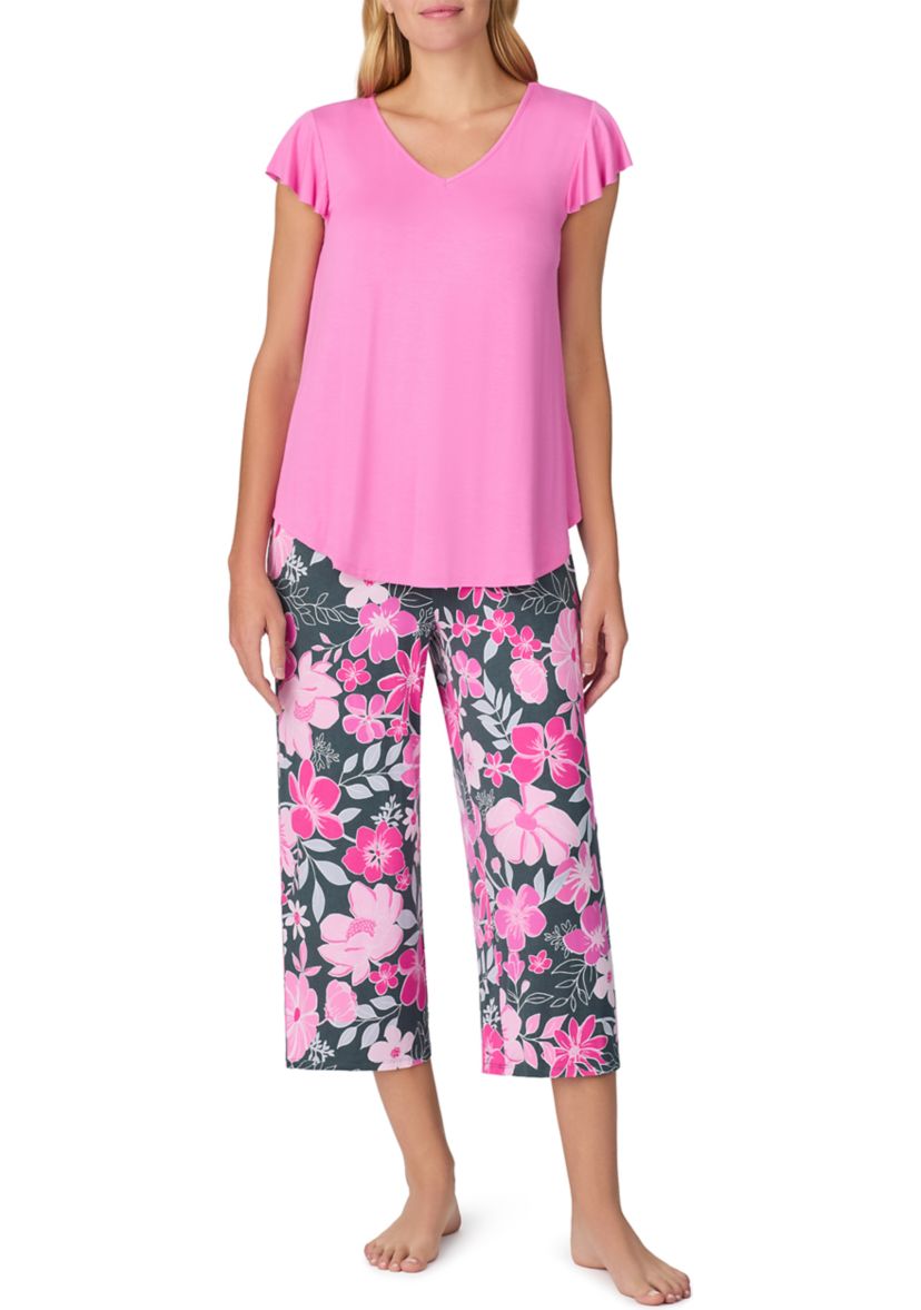 Womens Short Sleeve Pajama Set