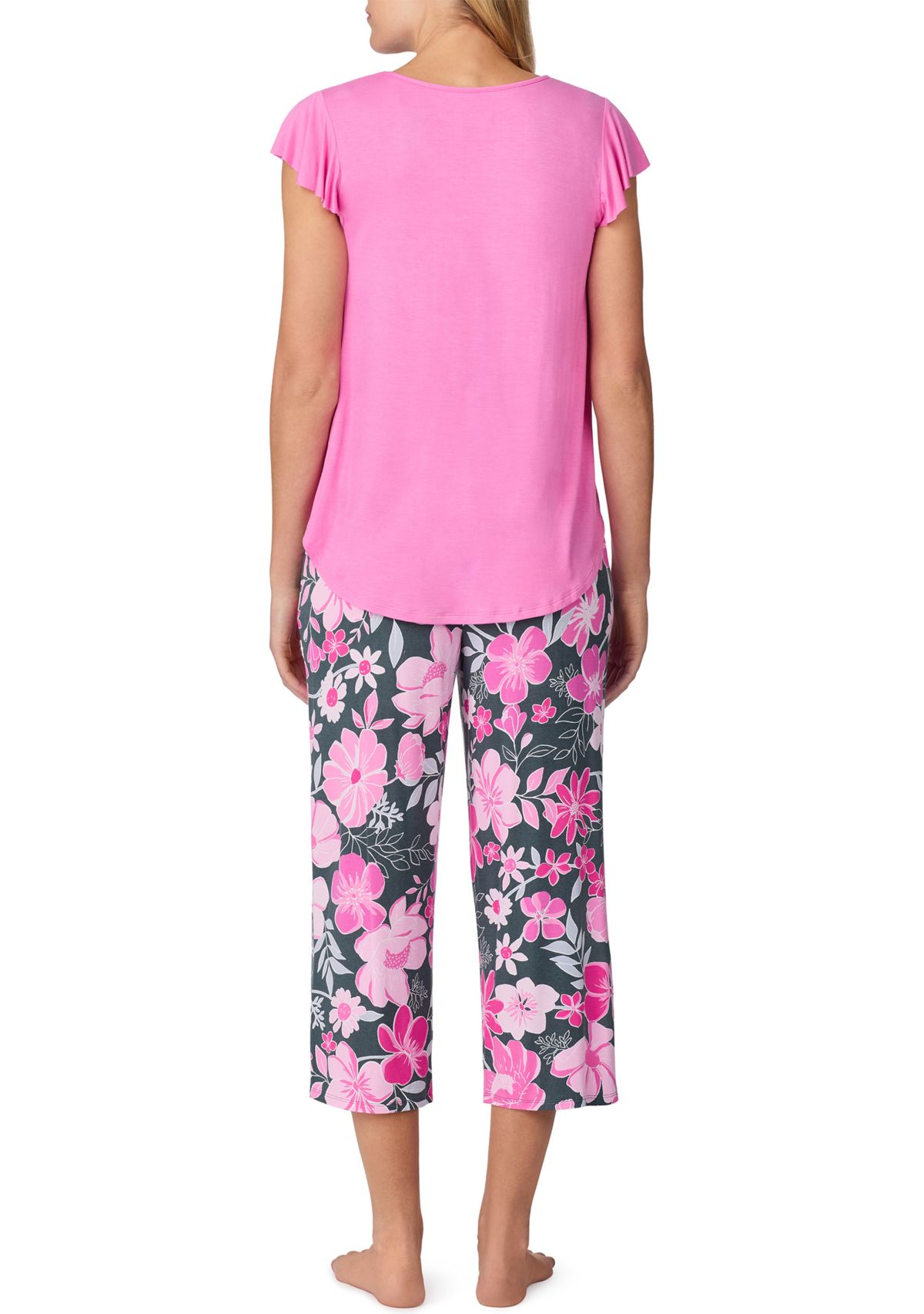 Womens Short Sleeve Pajama Set