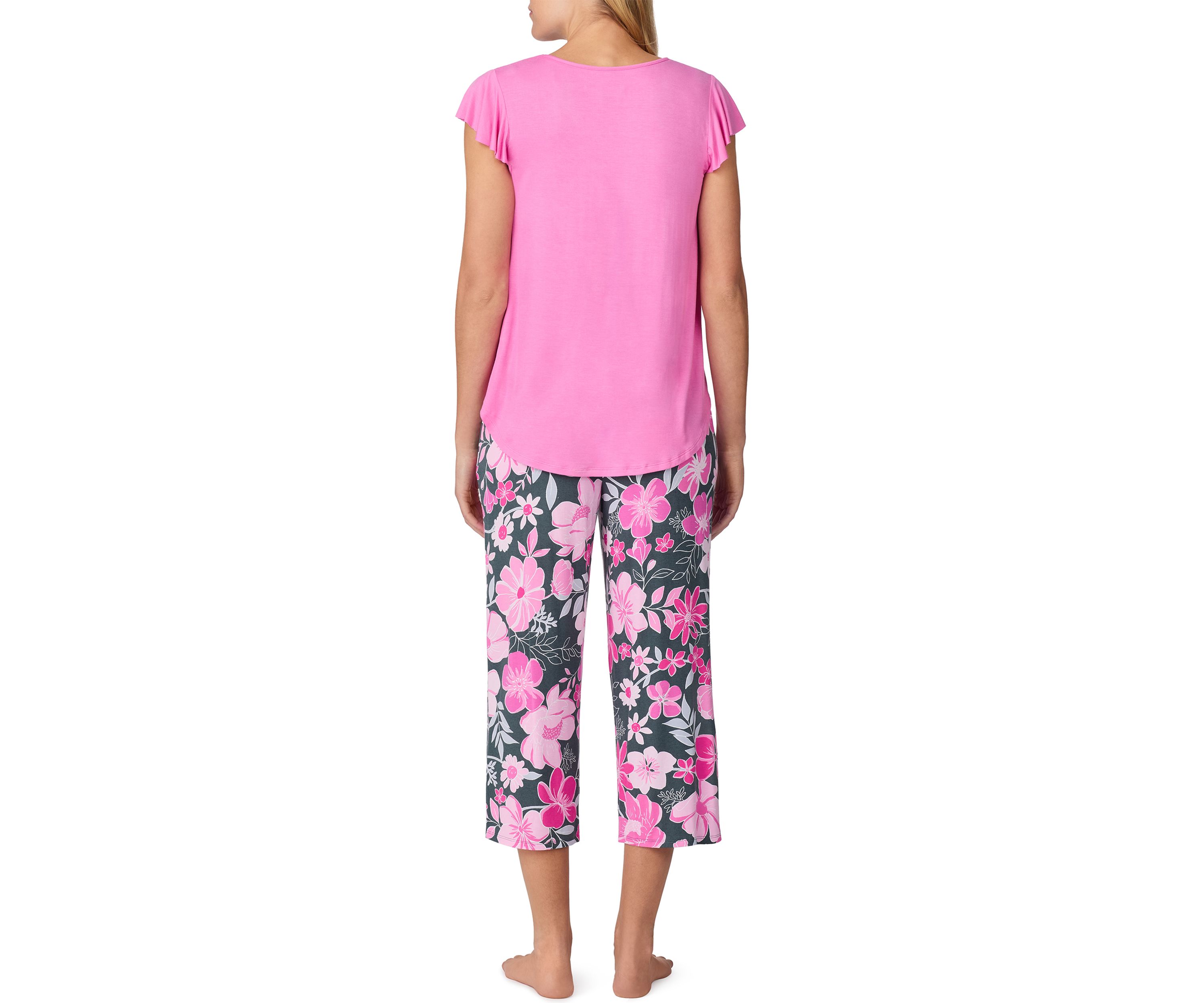 Womens Short Sleeve Pajama Set
