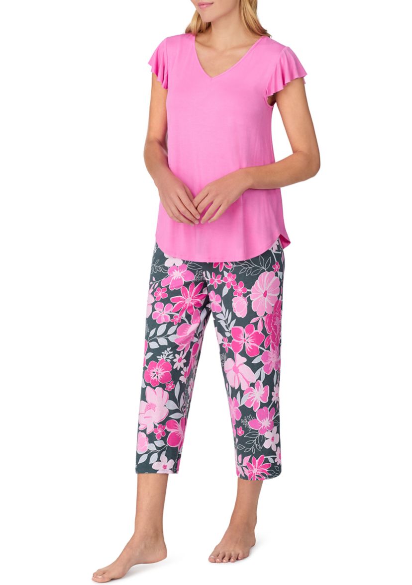 Womens Short Sleeve Pajama Set