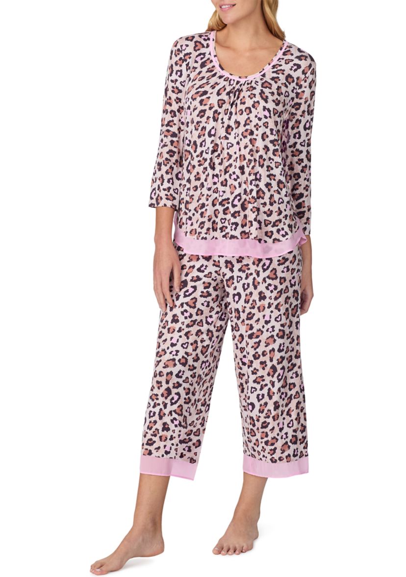 Womens 3/4 Sleeve Pajama Set
