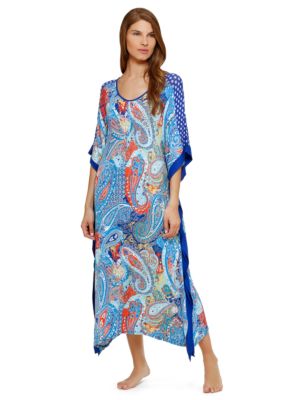 Ellen Tracy Printed Caftan - Belk.com