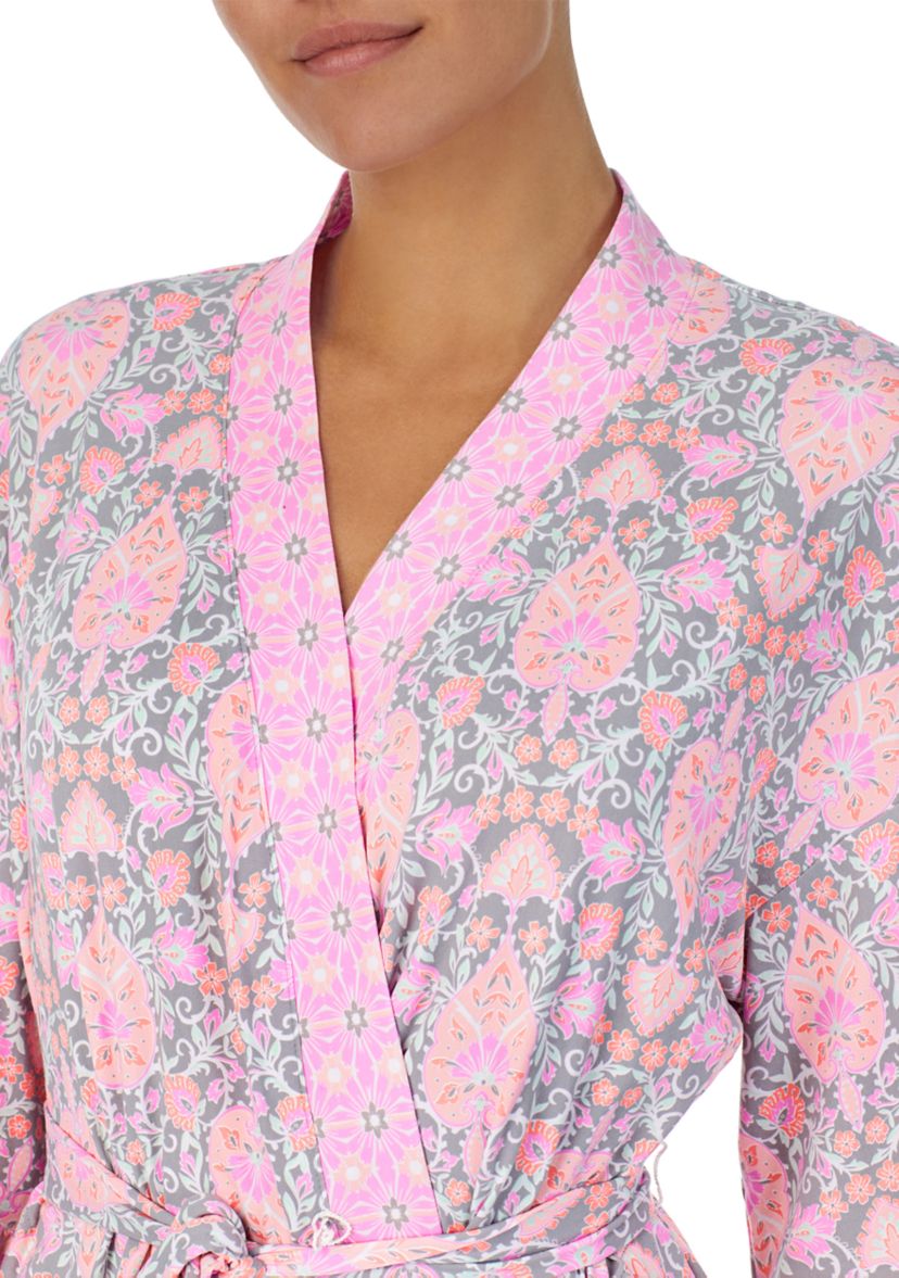 Floral Wrap Robe