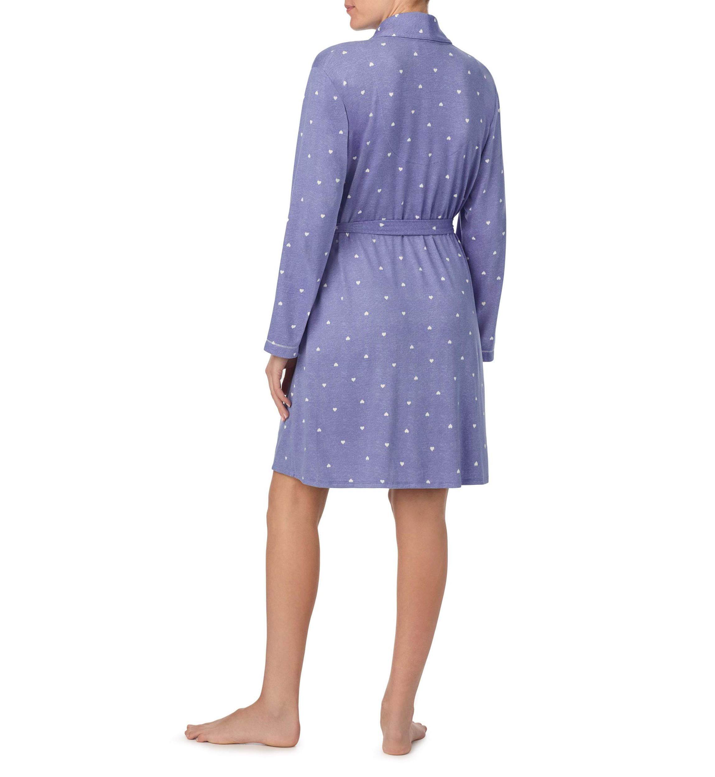 Sweater Knit Short Rap Robe