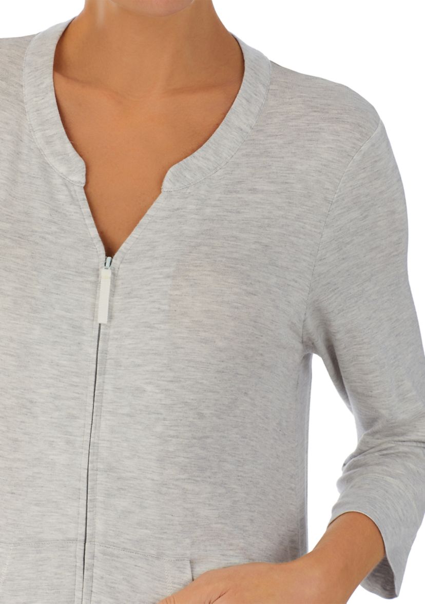 3/4 Sleeve Zip Robe 