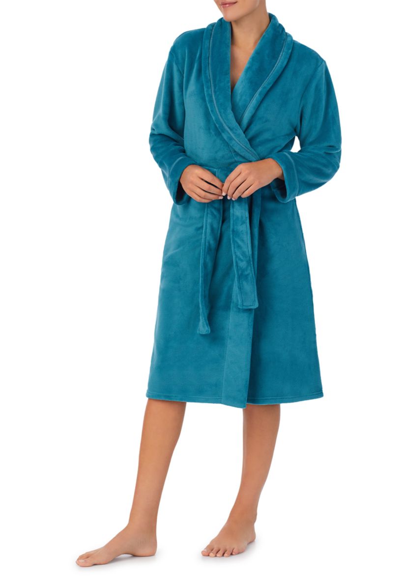 Womens Plush Long Robe