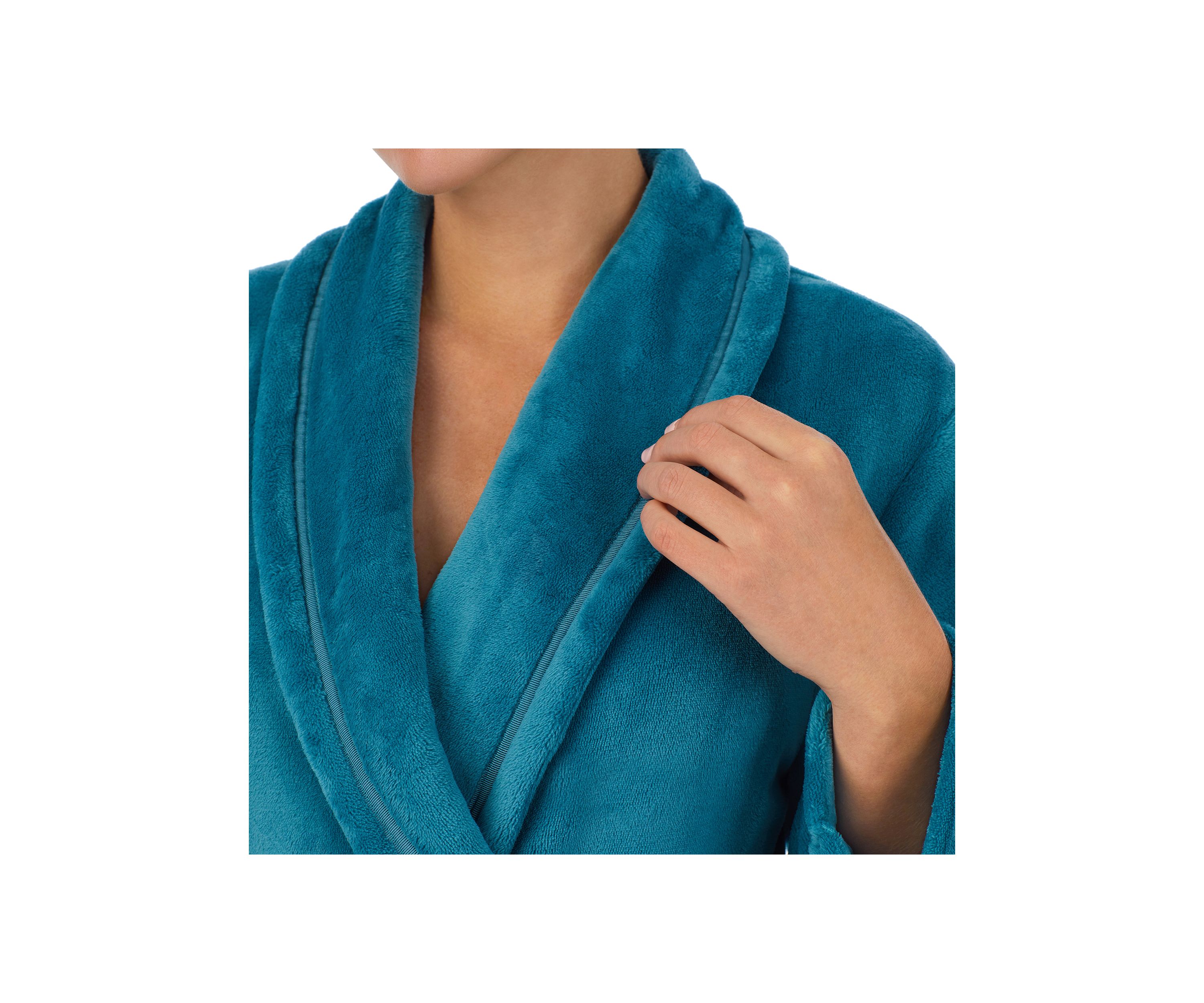 Womens Plush Long Robe