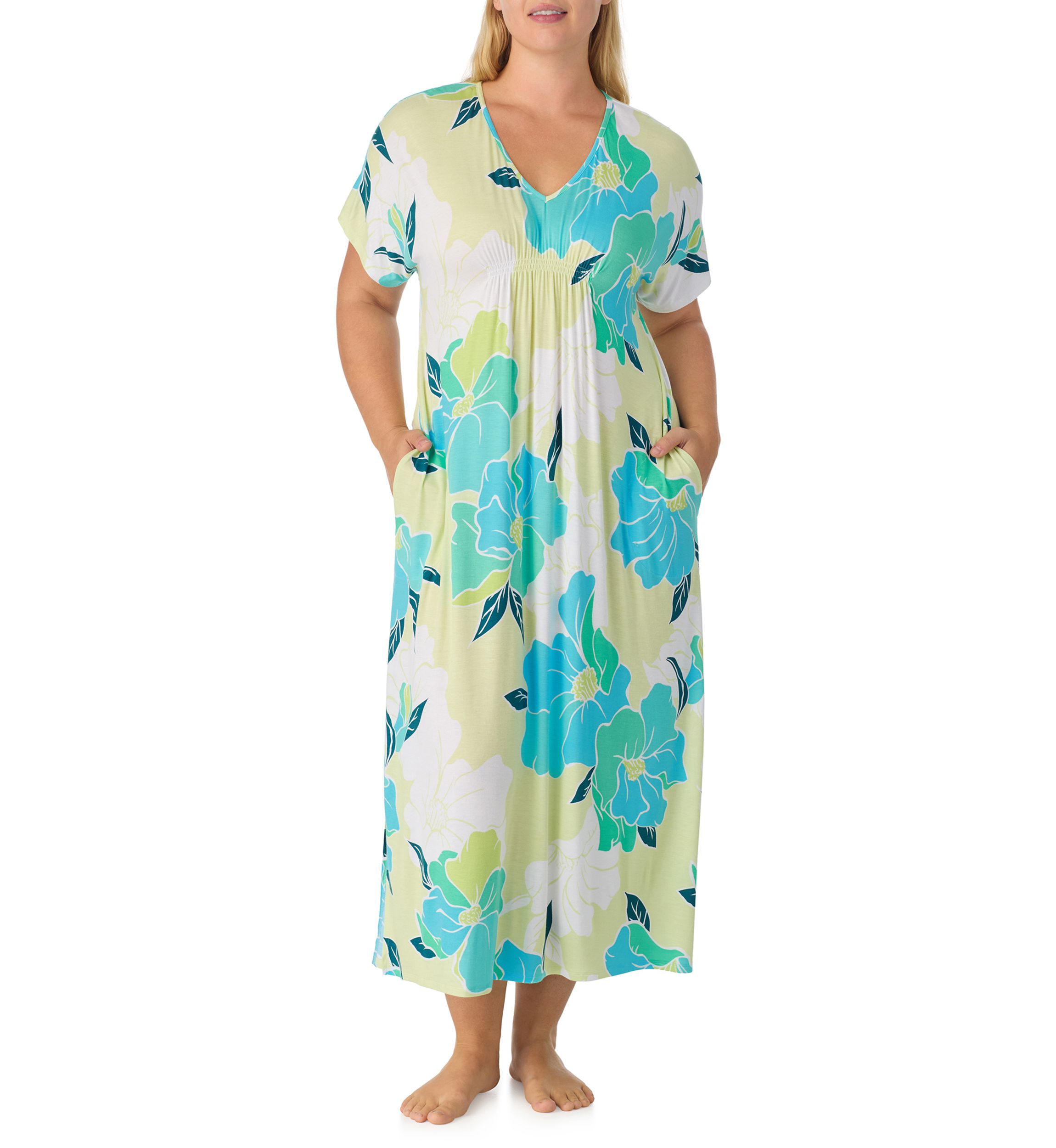 petite evening dress with sleeves Petite A-Line Floral Jacquard Soft Knit Midi Dress