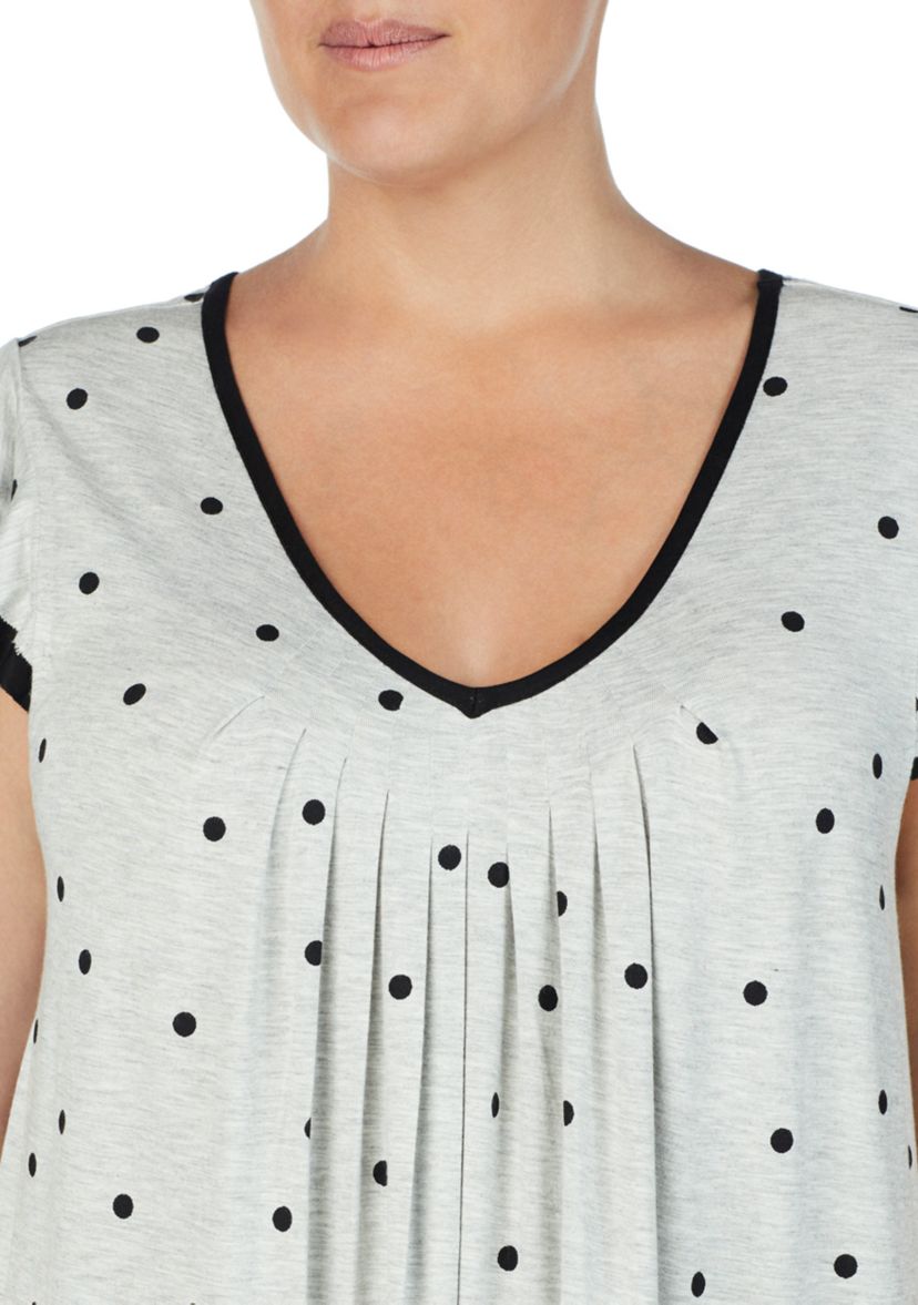 Plus Size Flutter Sleeve Top