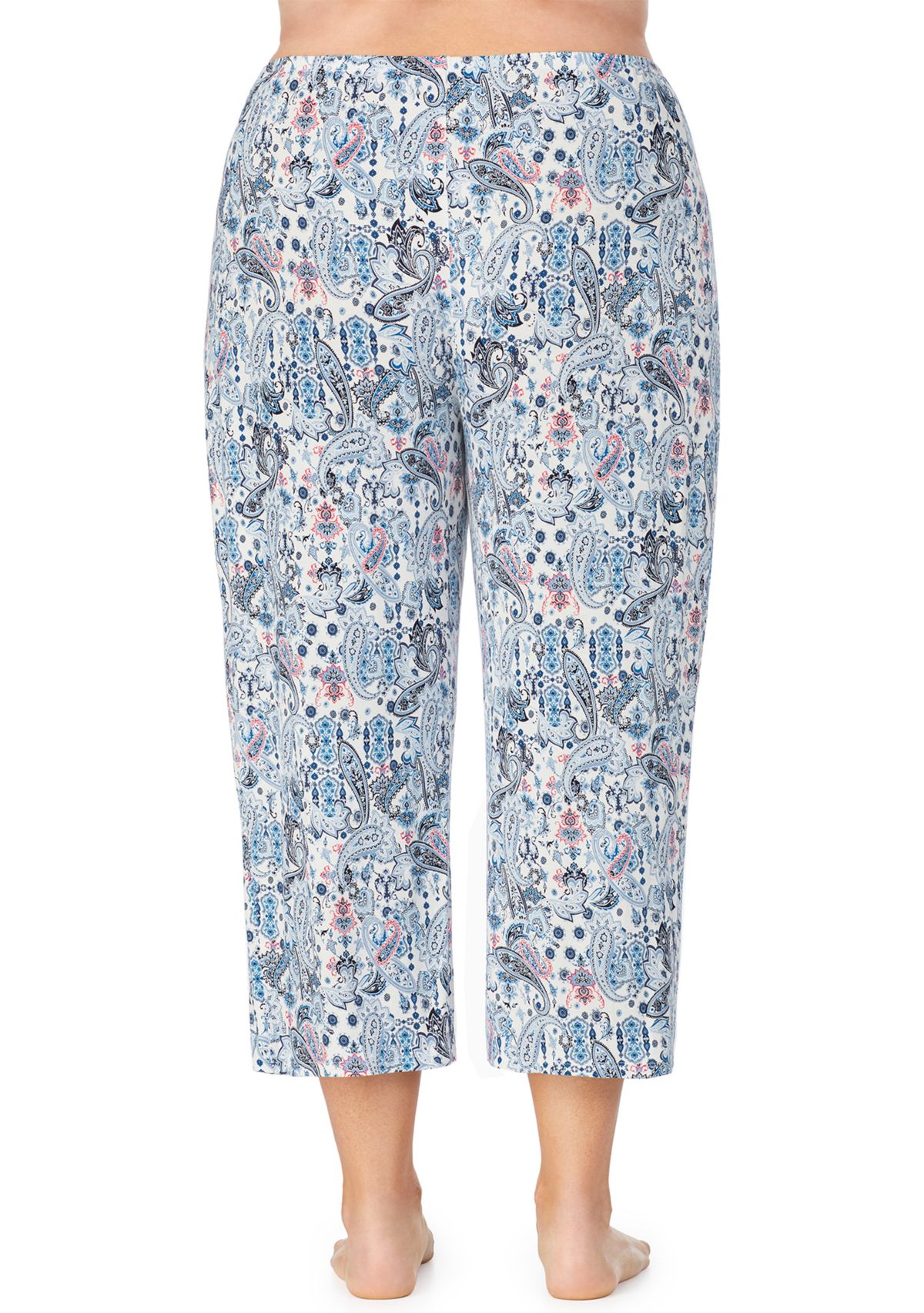 Plus Size Cropped Pajama Pants