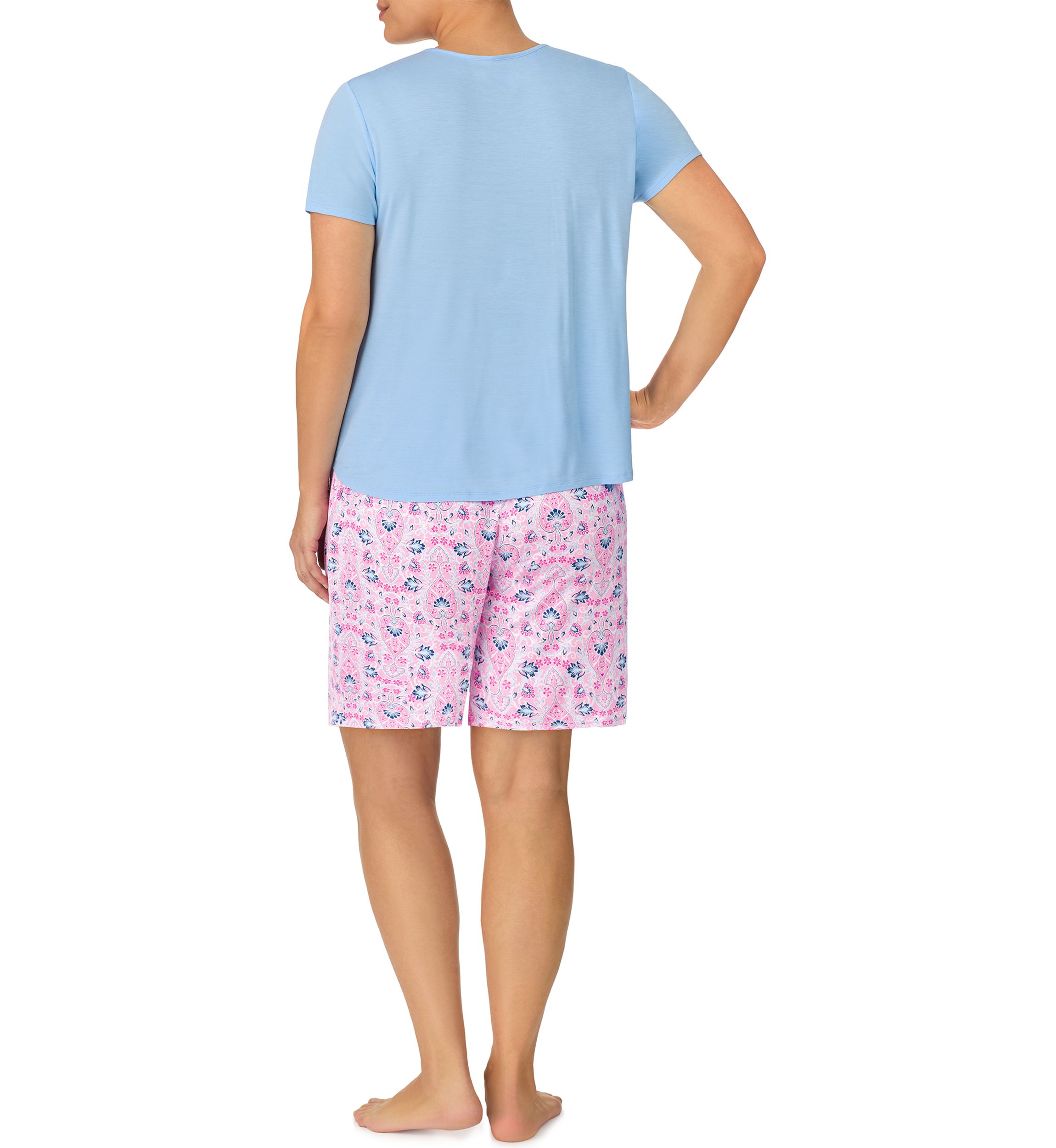Plus Size Printed Pajama Set