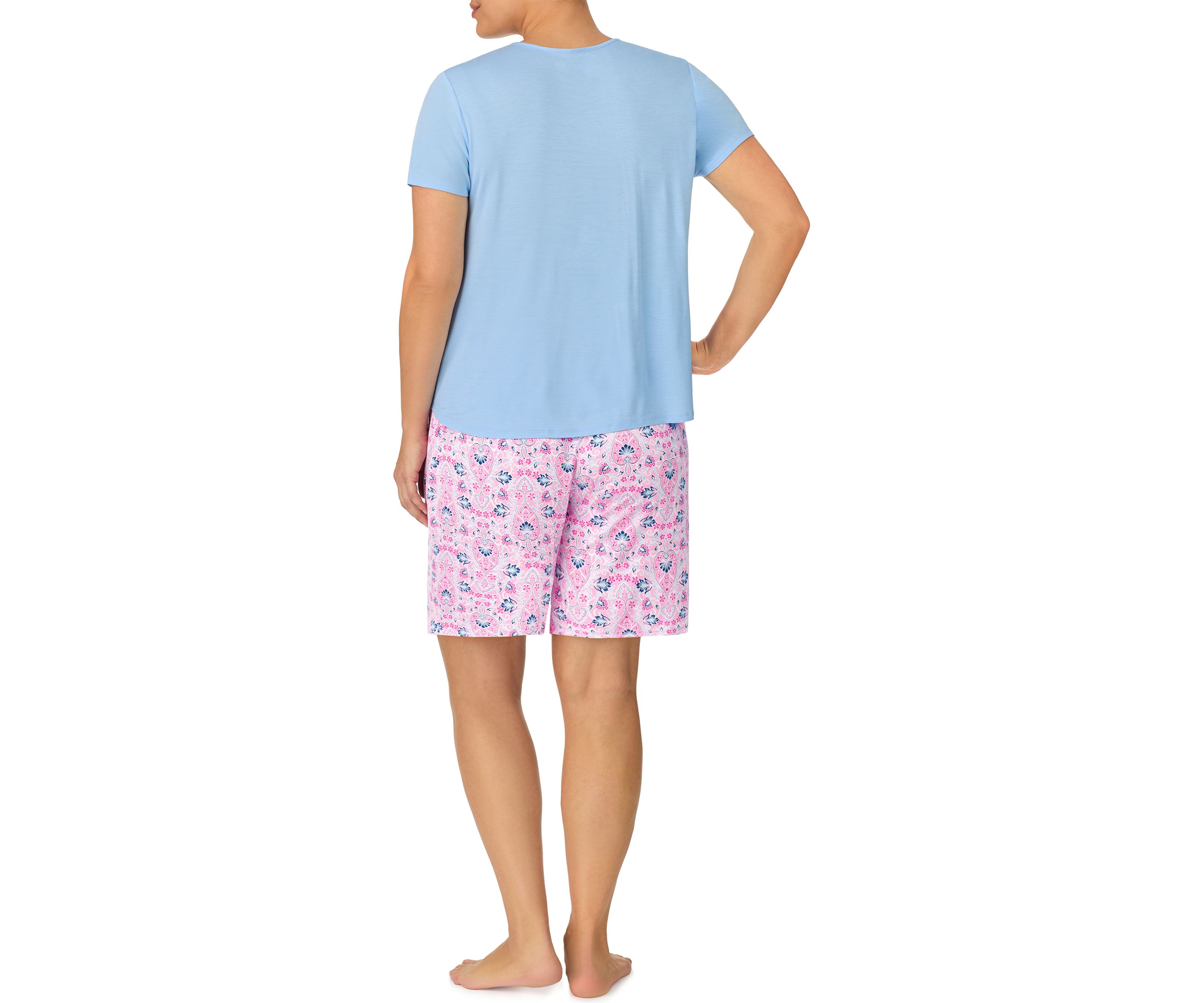 Plus Size Printed Pajama Set
