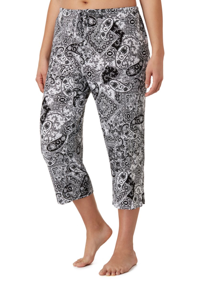 Plus Size Drawstring Lounge Capri
