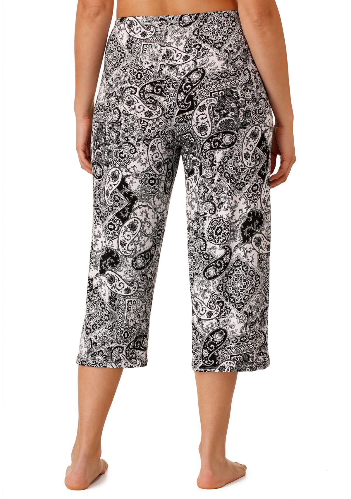Plus Size Drawstring Lounge Capri