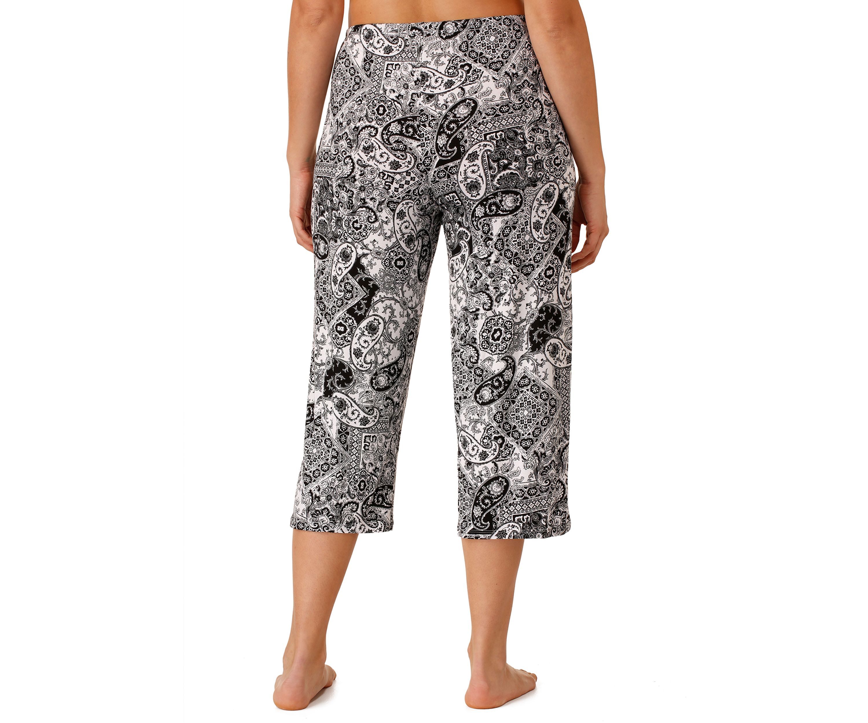 Plus Size Drawstring Lounge Capri