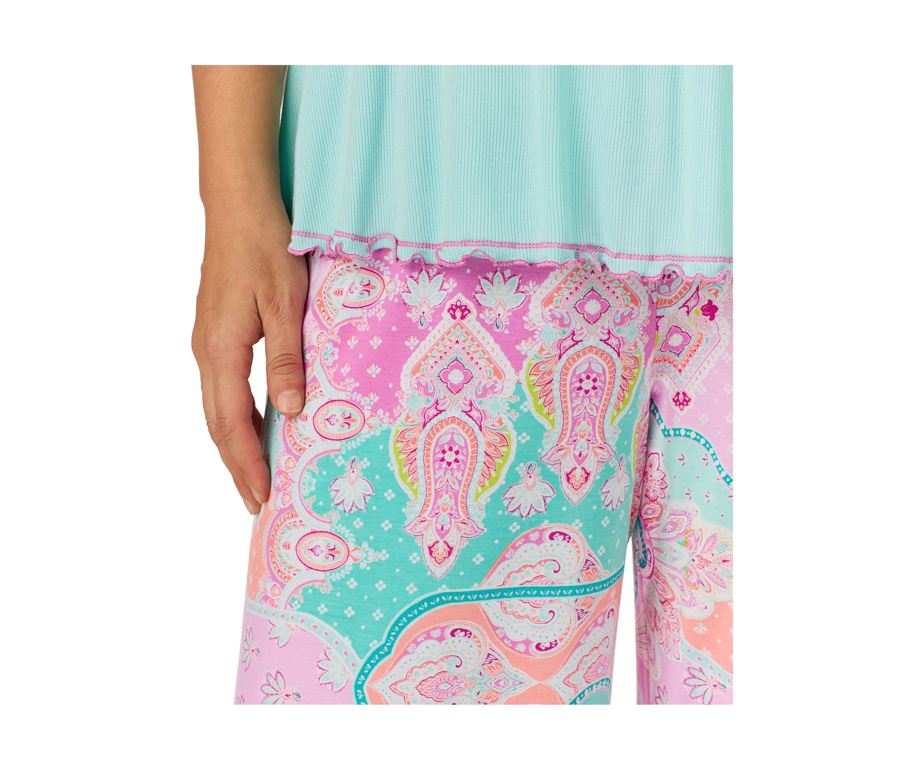 Plus Size Cropped Pajama Set