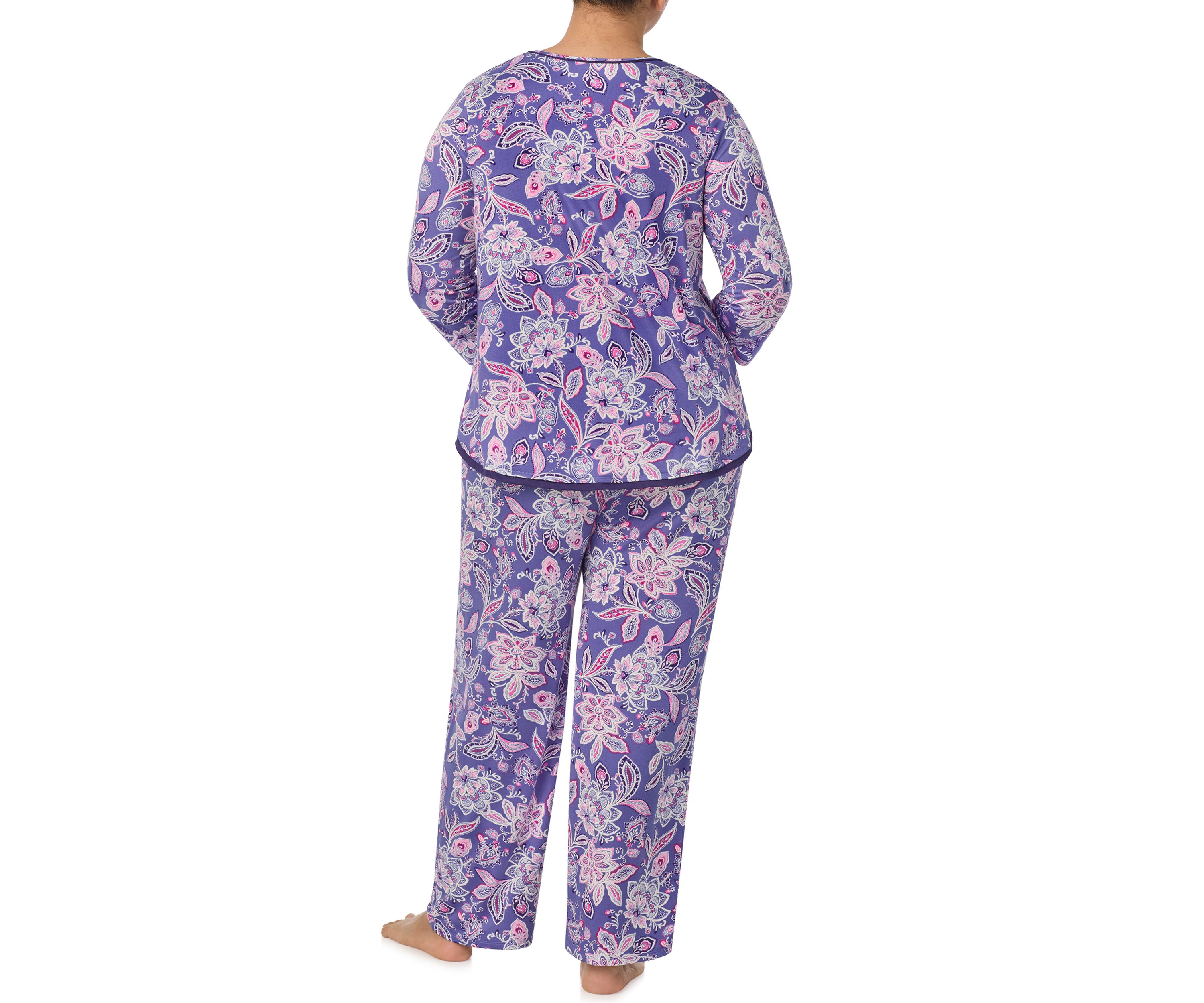 Plus Size Printed Pajama Set
