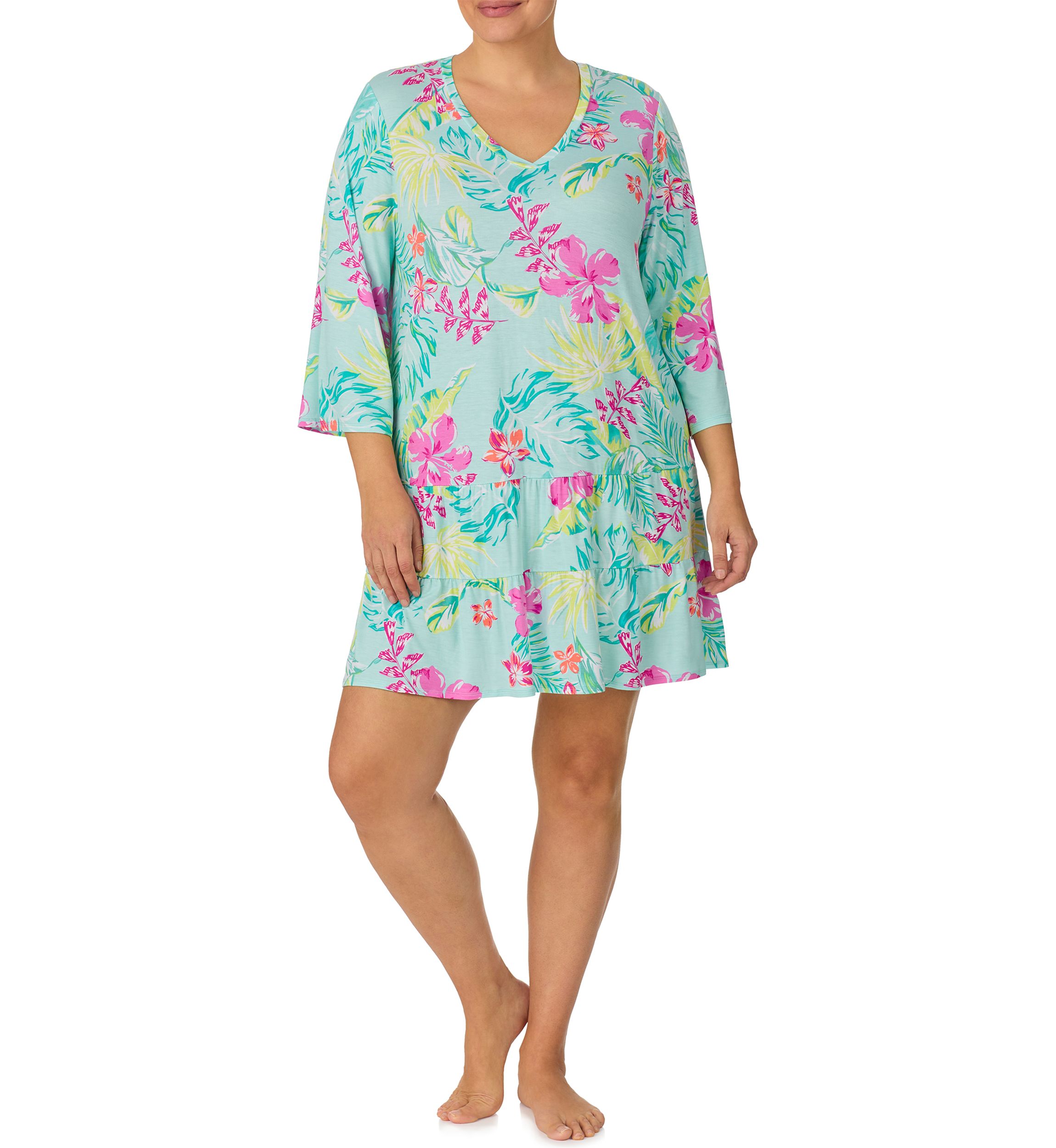 Plus Size Printed Tunic