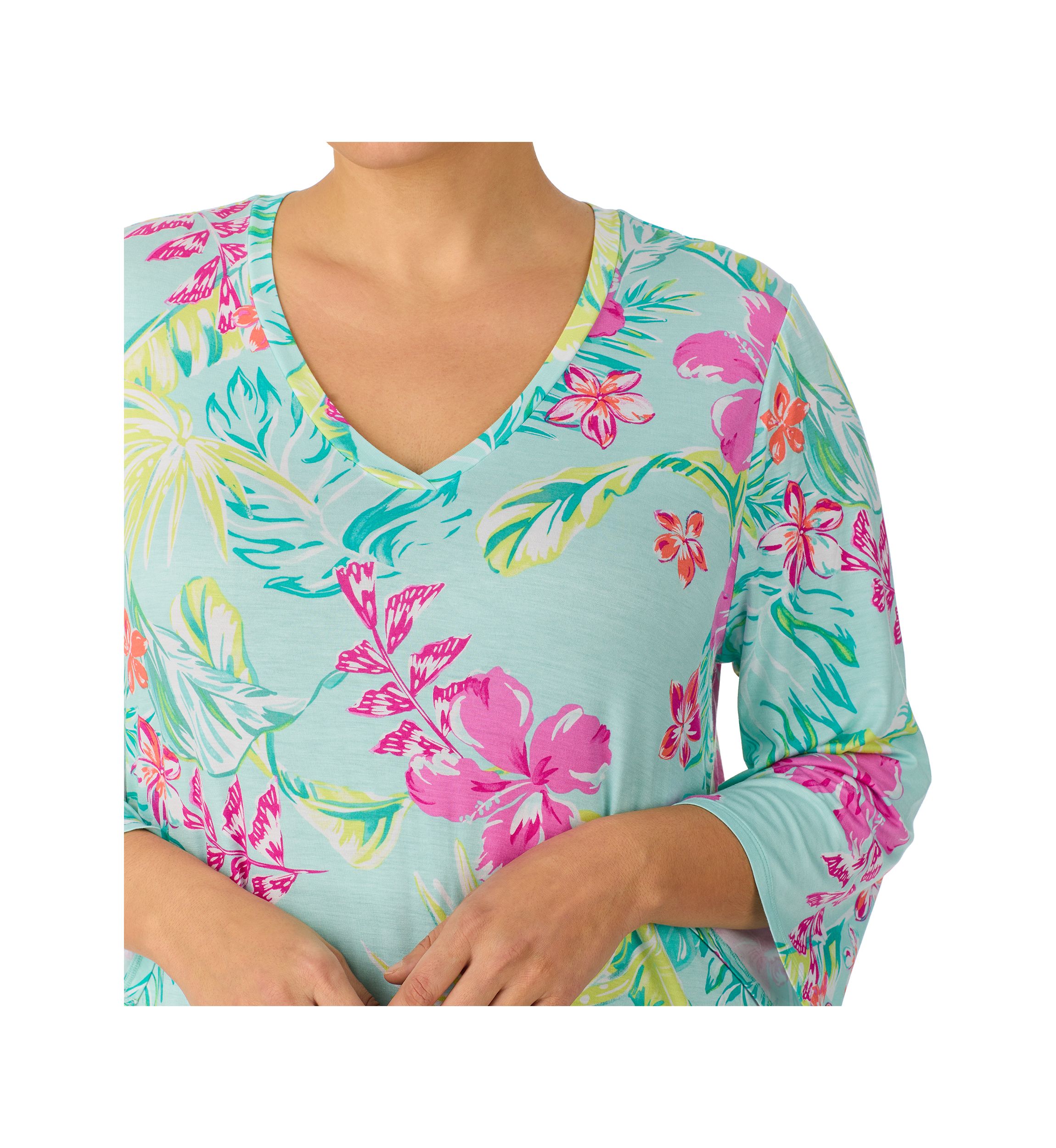 Plus Size Printed Tunic