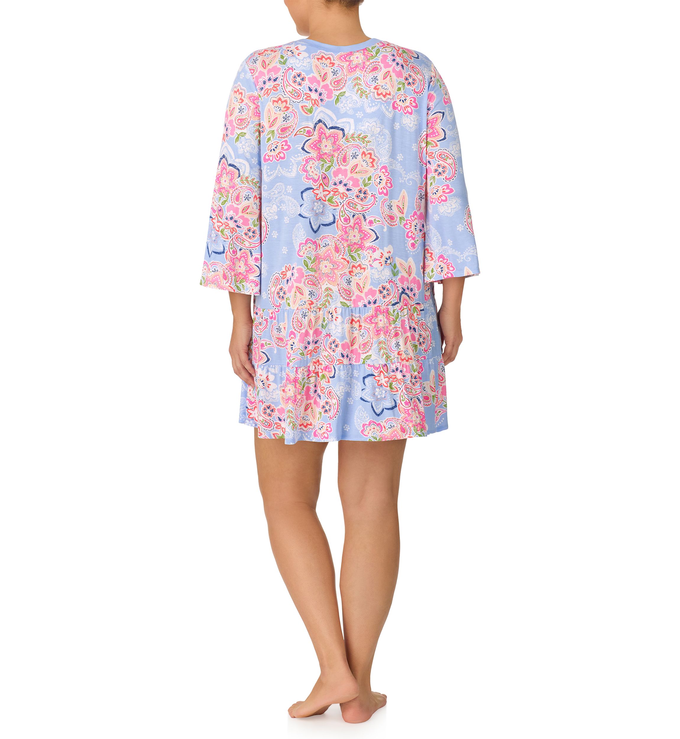 Plus Size Printed Nightgown