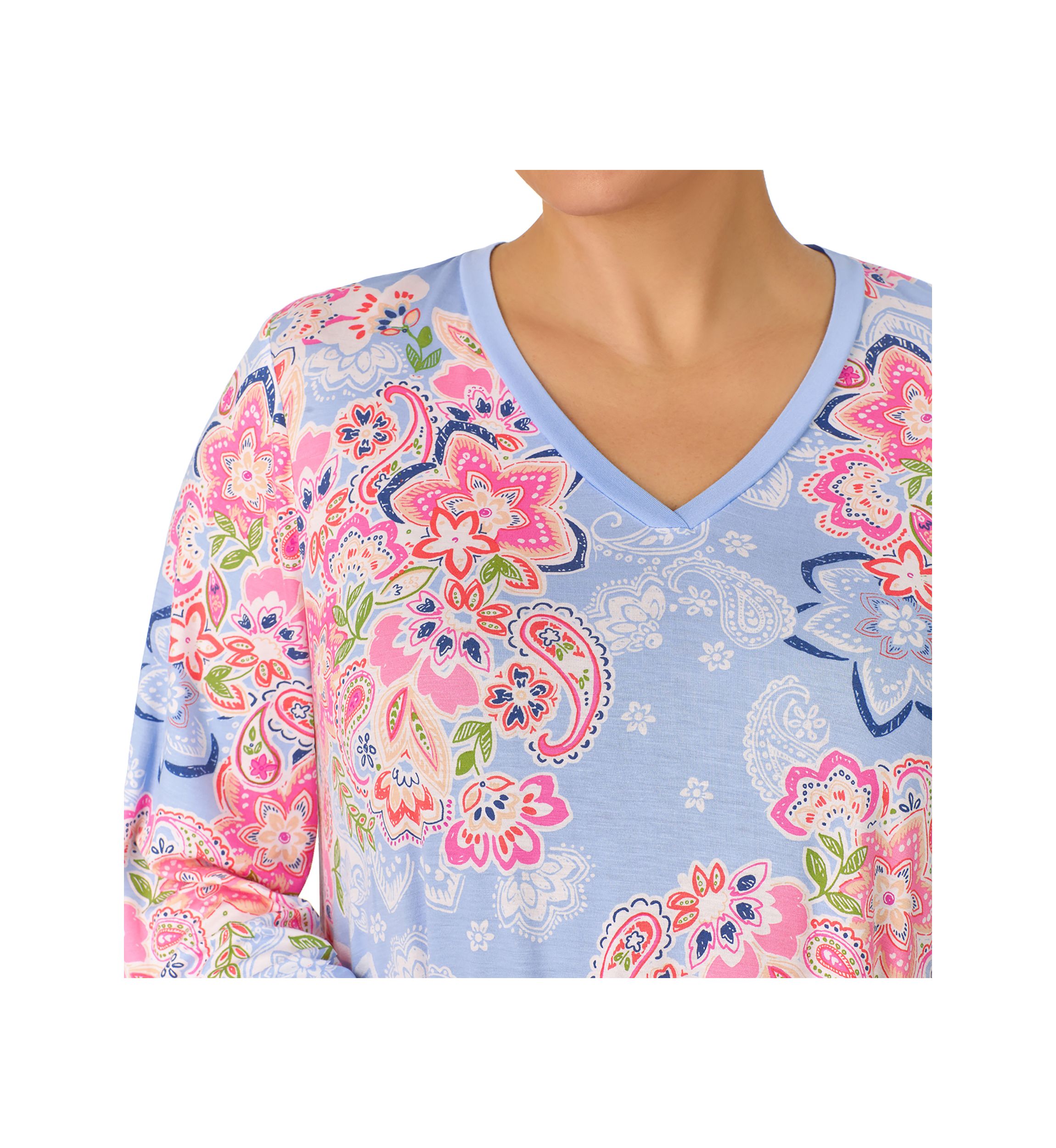 Plus Size Printed Nightgown