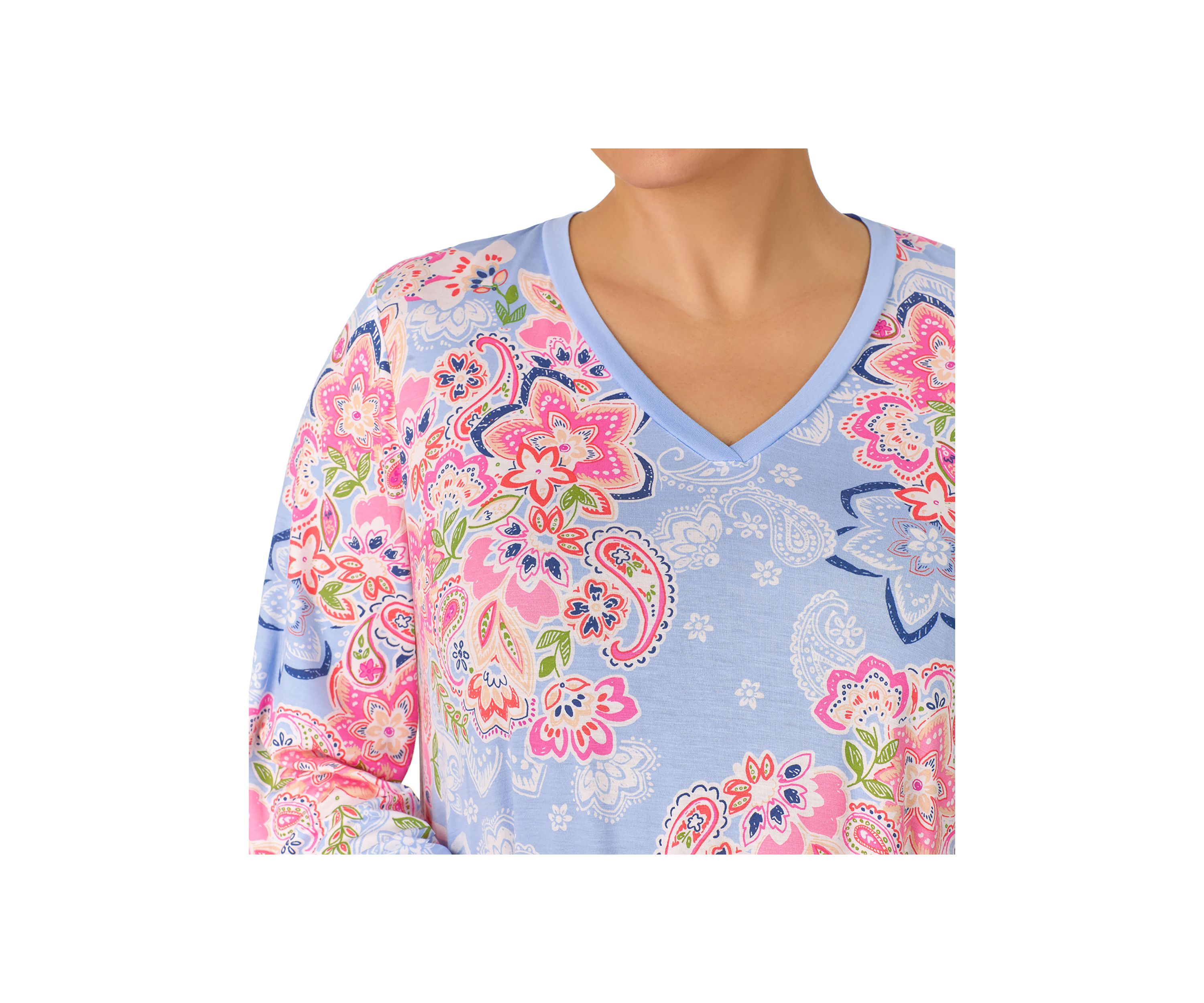 Plus Size Printed Nightgown