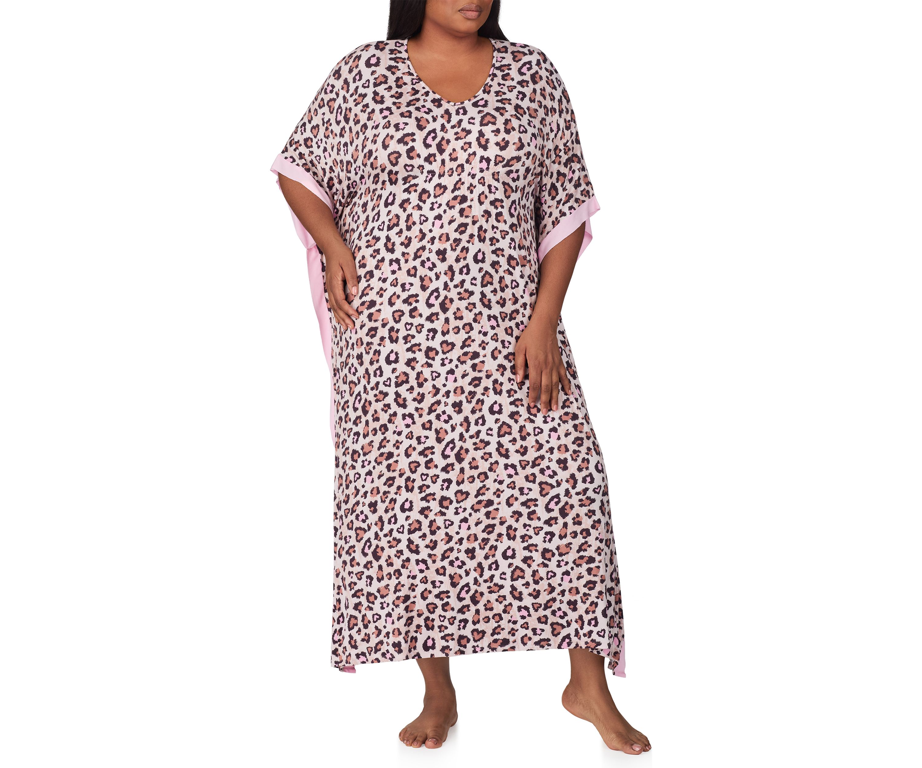 Plus Size Printed Caftan 