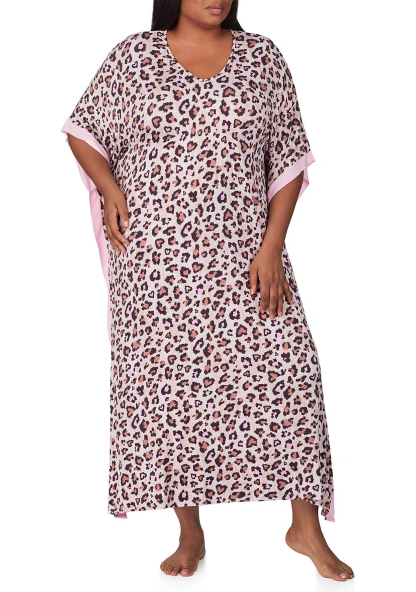 Plus Size Printed Caftan 