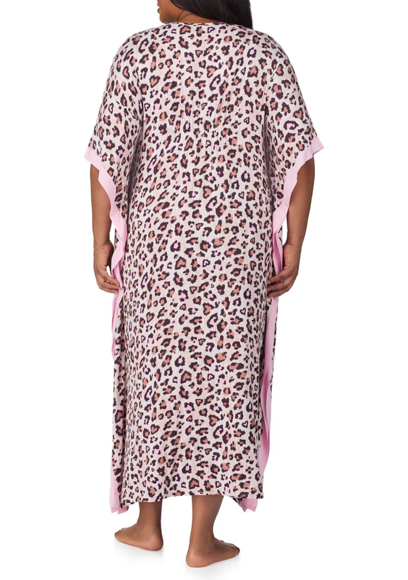 Plus Size Printed Caftan 