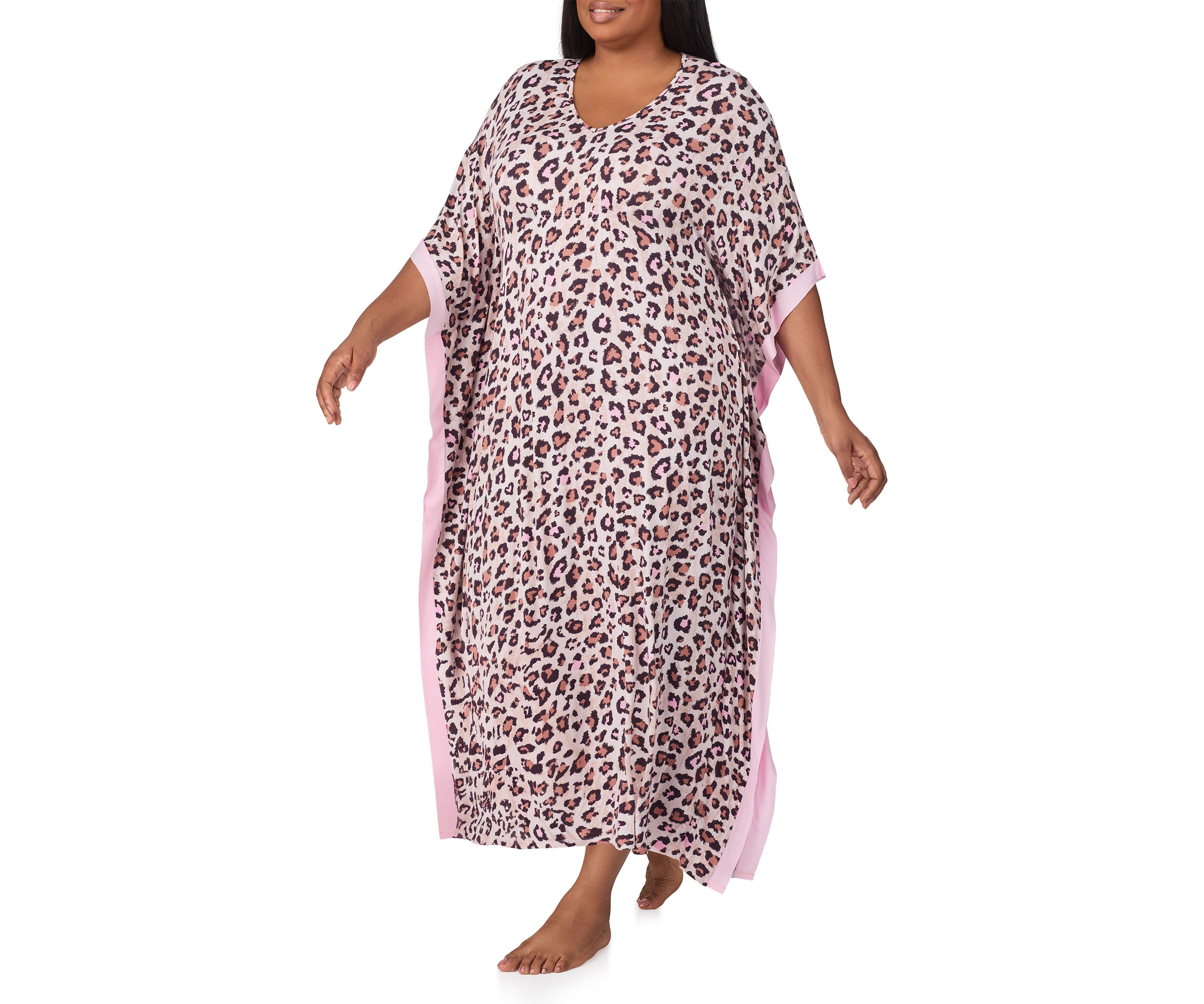 Plus Size Printed Caftan 