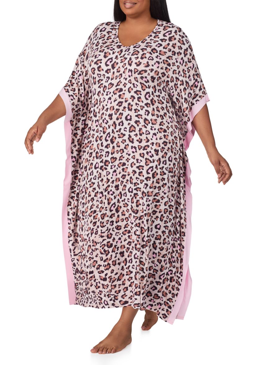 Plus Size Printed Caftan 