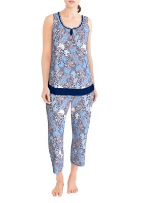 Ellen Tracy Sleeveless Capri Pajama Set | belk