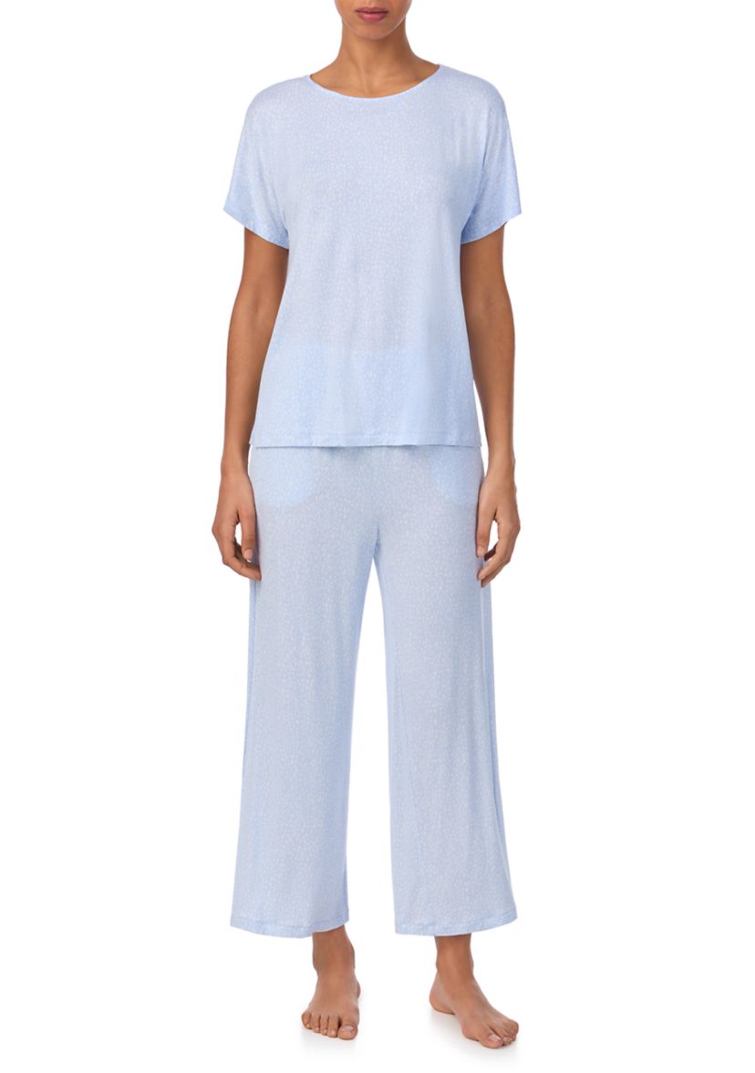 Dolman Sleeve Top and Cropped Pants Set