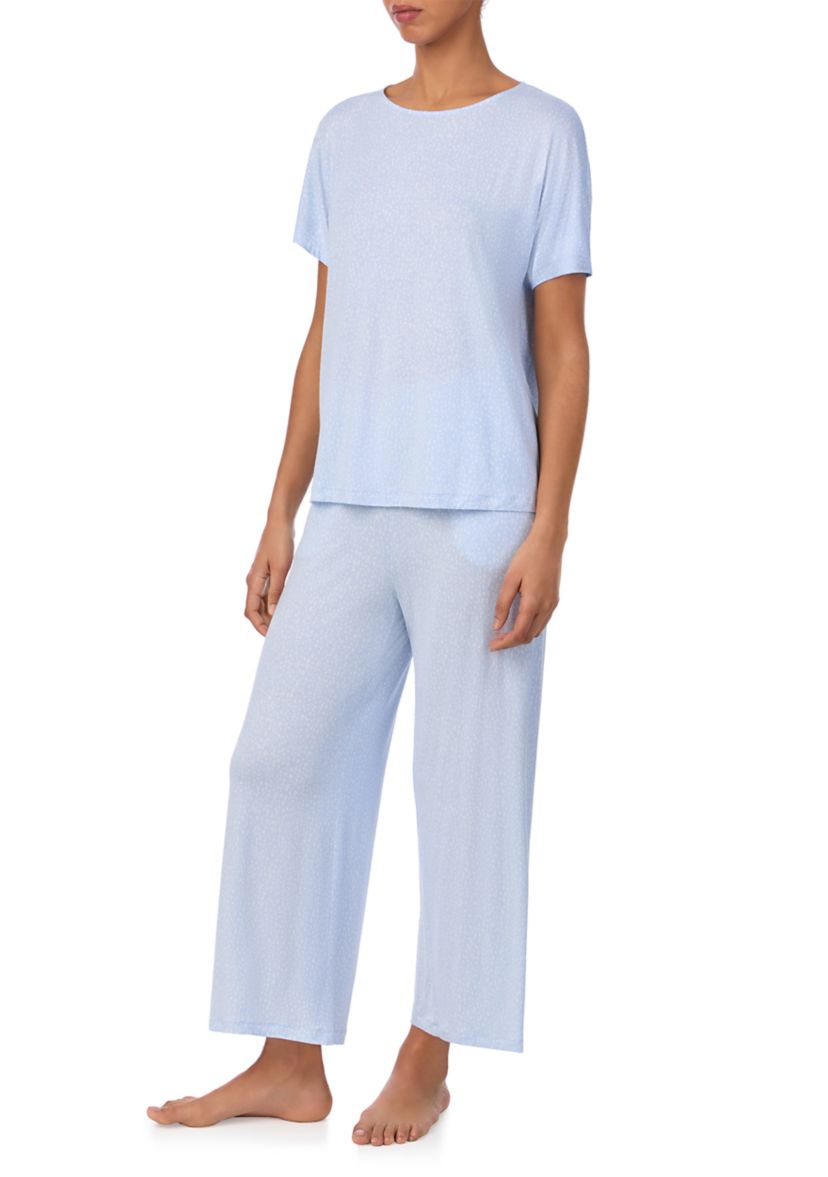 Dolman Sleeve Top and Cropped Pants Set