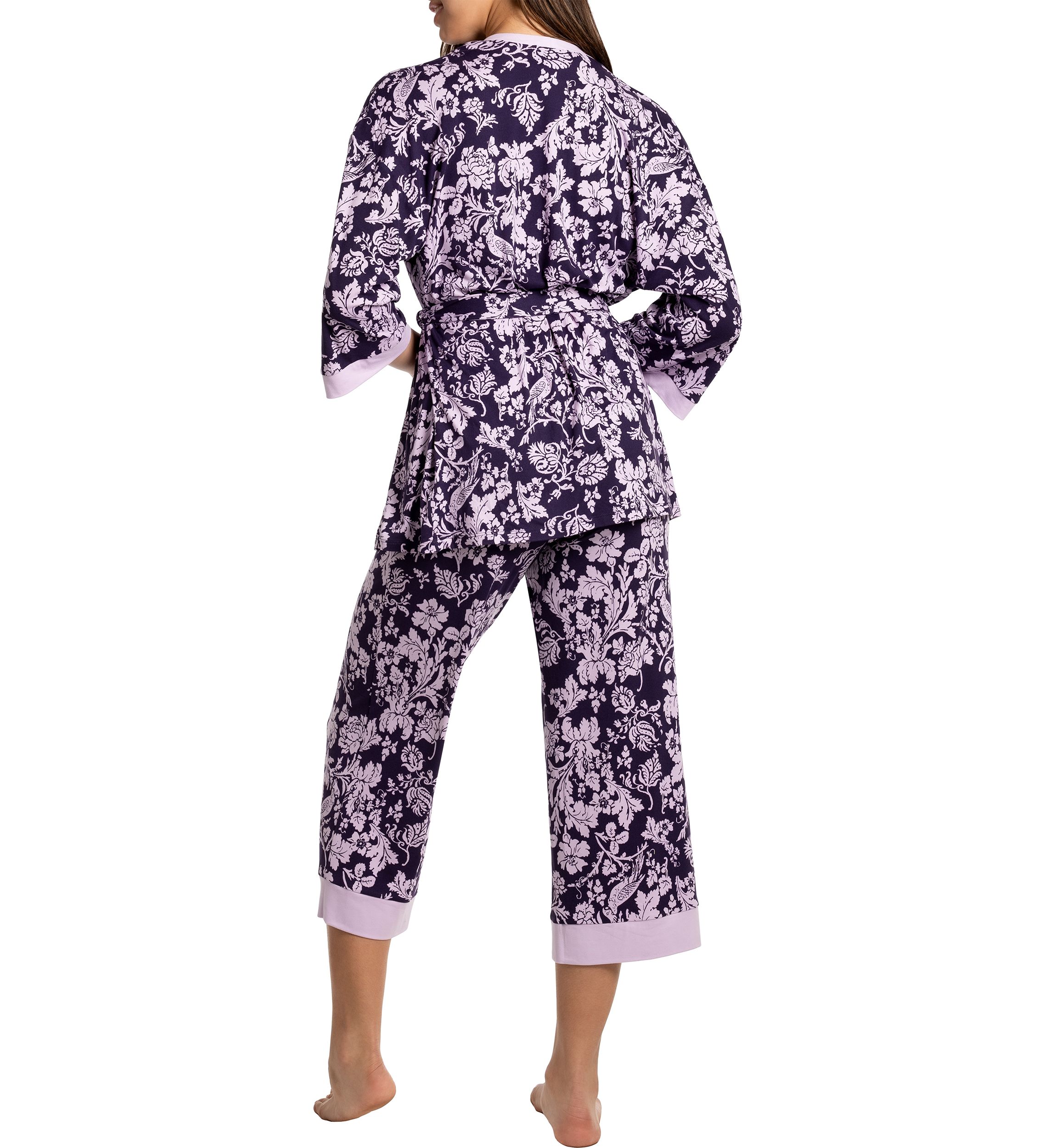 Augusta Knit 3 Piece Travel Pajama Set
