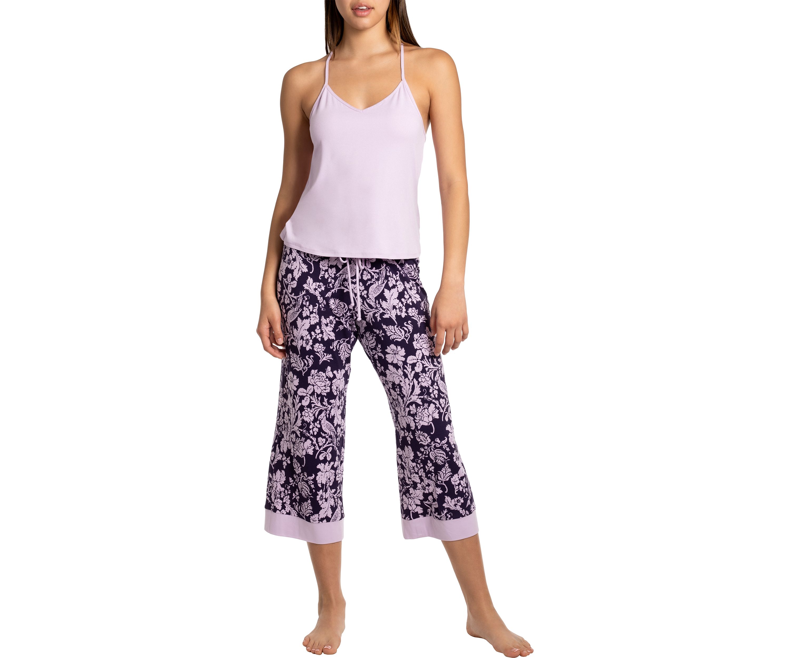 Augusta Knit 3 Piece Travel Pajama Set